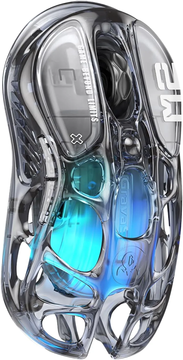 Mouse Gamer Gravastar Mercury M2 Wireless RGB 26000 DPI