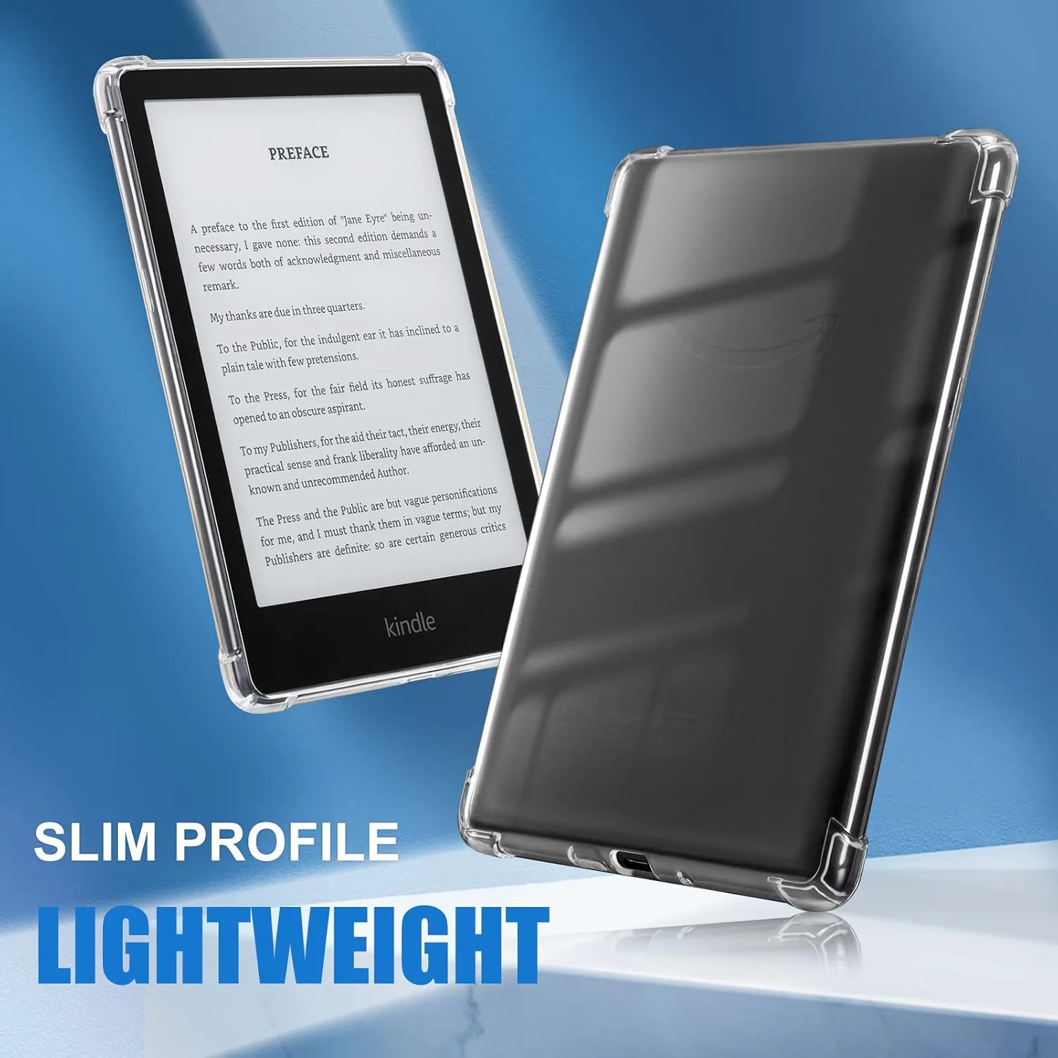 CoBak Clear Case for 6.8” Kindle Paperwhite 11th 2021 & Signature Edition