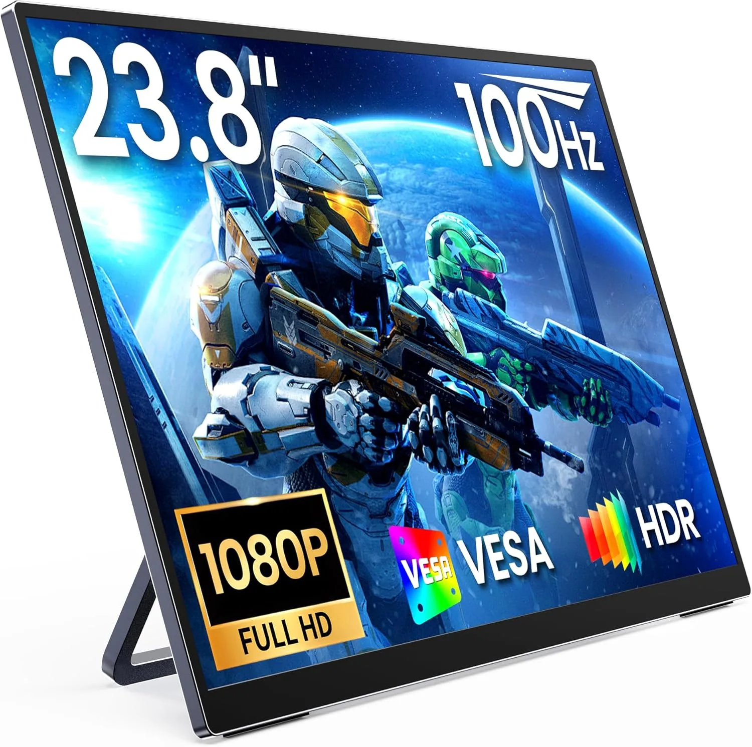 MNN 23.8" 100Hz FHD IPS USB-C HDMI Portable Gaming Monitor