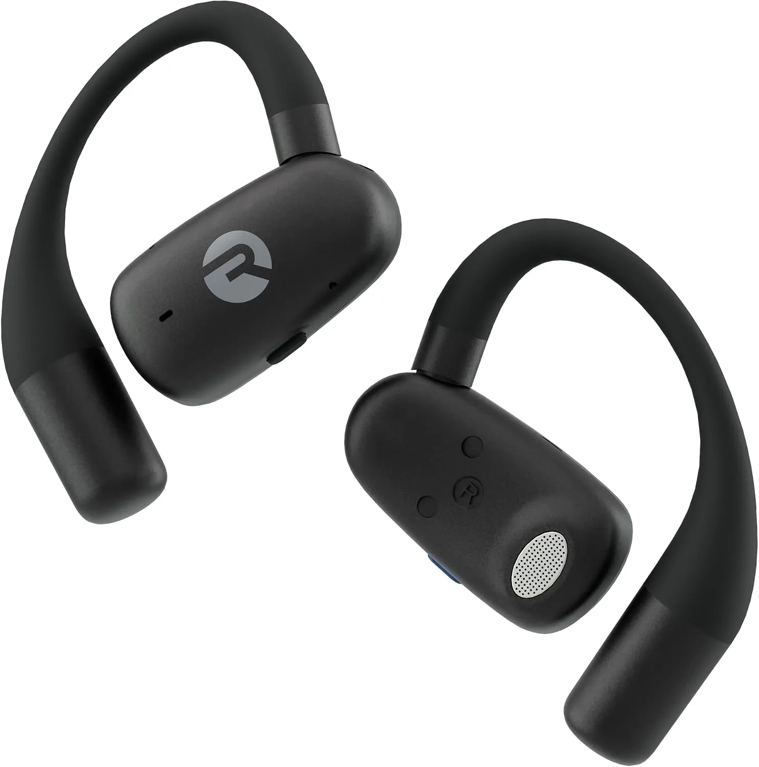 Raycon Everyday Open Ear Earbuds, Dual Mic, 40H, Black