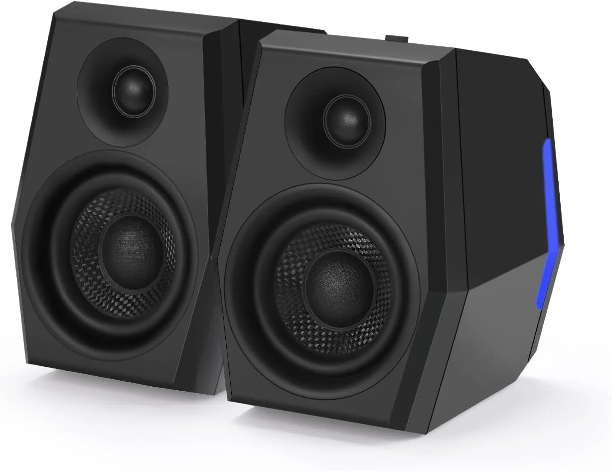 Sanyun SW209 36W 2.0 Gaming Speakers, Tactical Audio Map with 3 DSP Modes