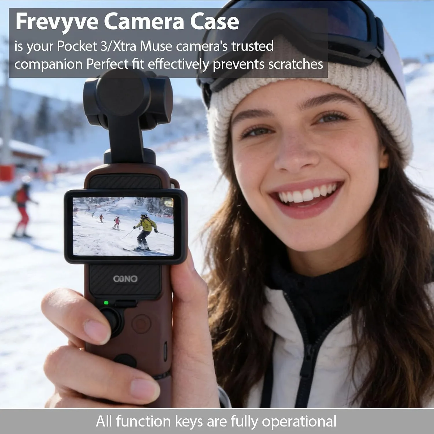 Case for DJI Osmo Pocket 3 / Xtra Muse Camera - Brown