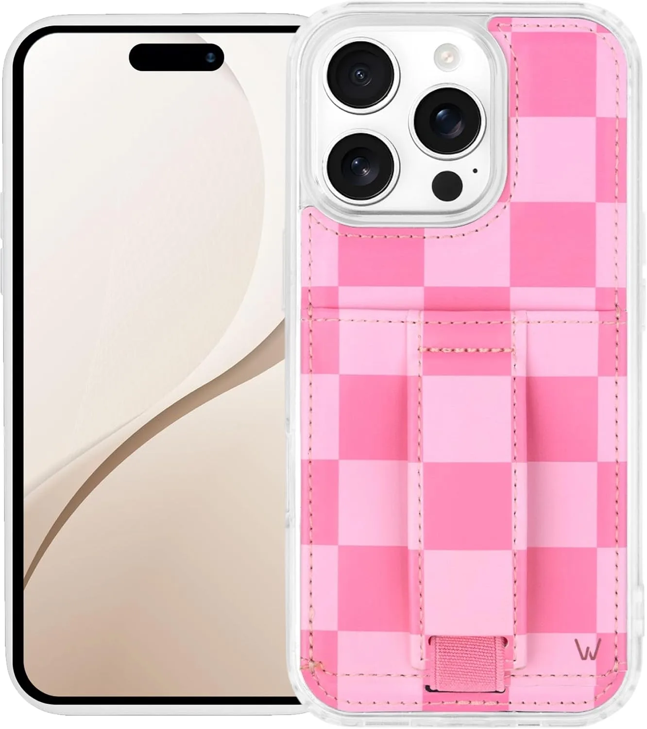 Walli Cases Wallet Phone Case for iPhone 16 Pro, Card Holder Kickstand