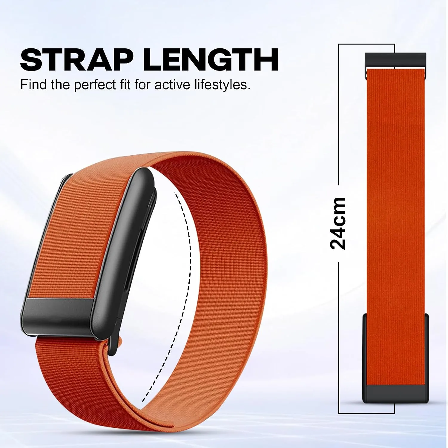 DADO HydroKnit Waterproof Nylon Sport Band Compatible with WHOOP 5.0, One, Peak, and Life | Elastic, Fast-Drying, Water-Resistant, and Comfortable Strap for Active Lifestyles
