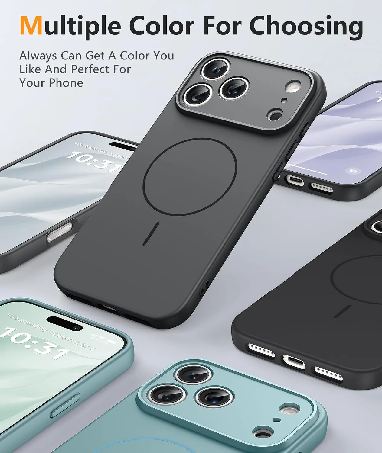 FNTCASE for iPhone 18 Pro Case/iPhone 17 Pro Case, Fit for Magsafe