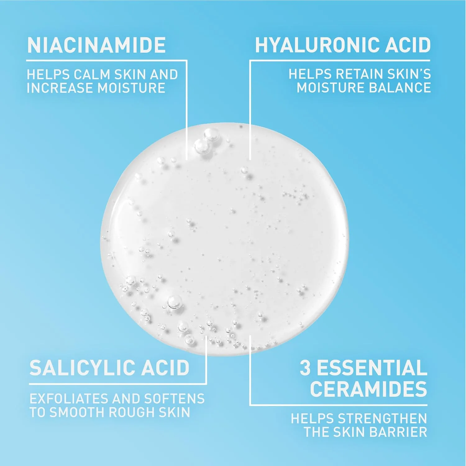 CeraVe Renewing Salicylic Acid Cleanser, Gentle Exfoliating Face Wash, 16oz