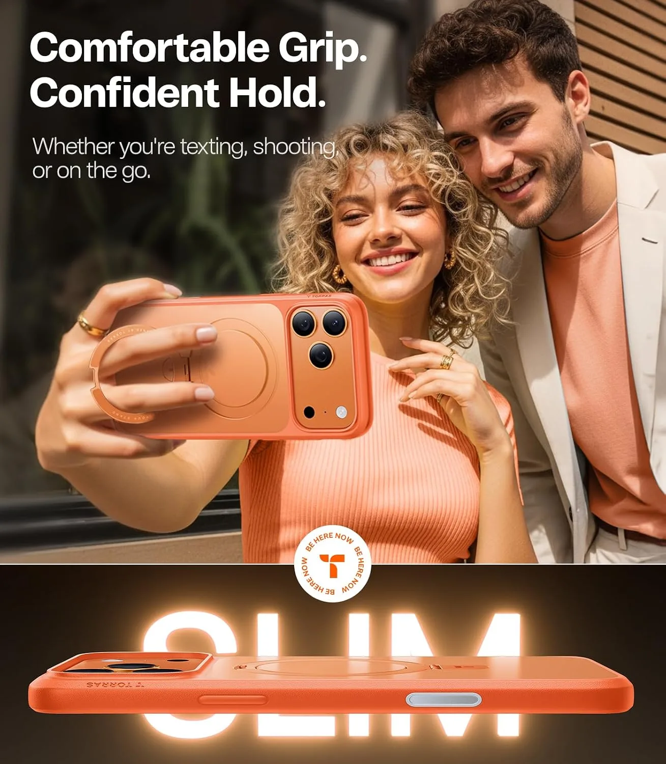 TORRAS Smarter Magnetic Stand for iPhone 17 Pro Max Case Hands-Free Viewing
