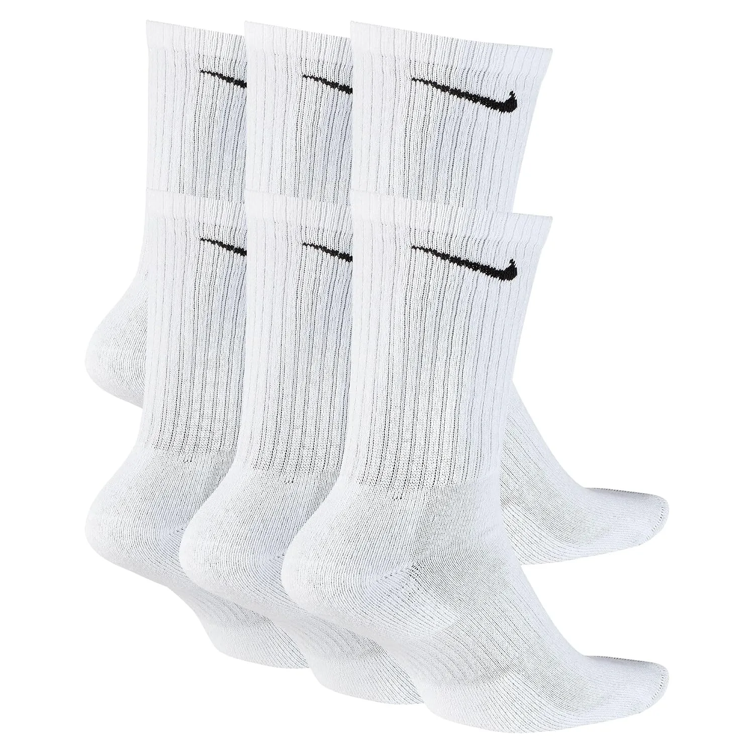 Nike Adult Everyday Cushioned Training Crew Socks (6-Packs)