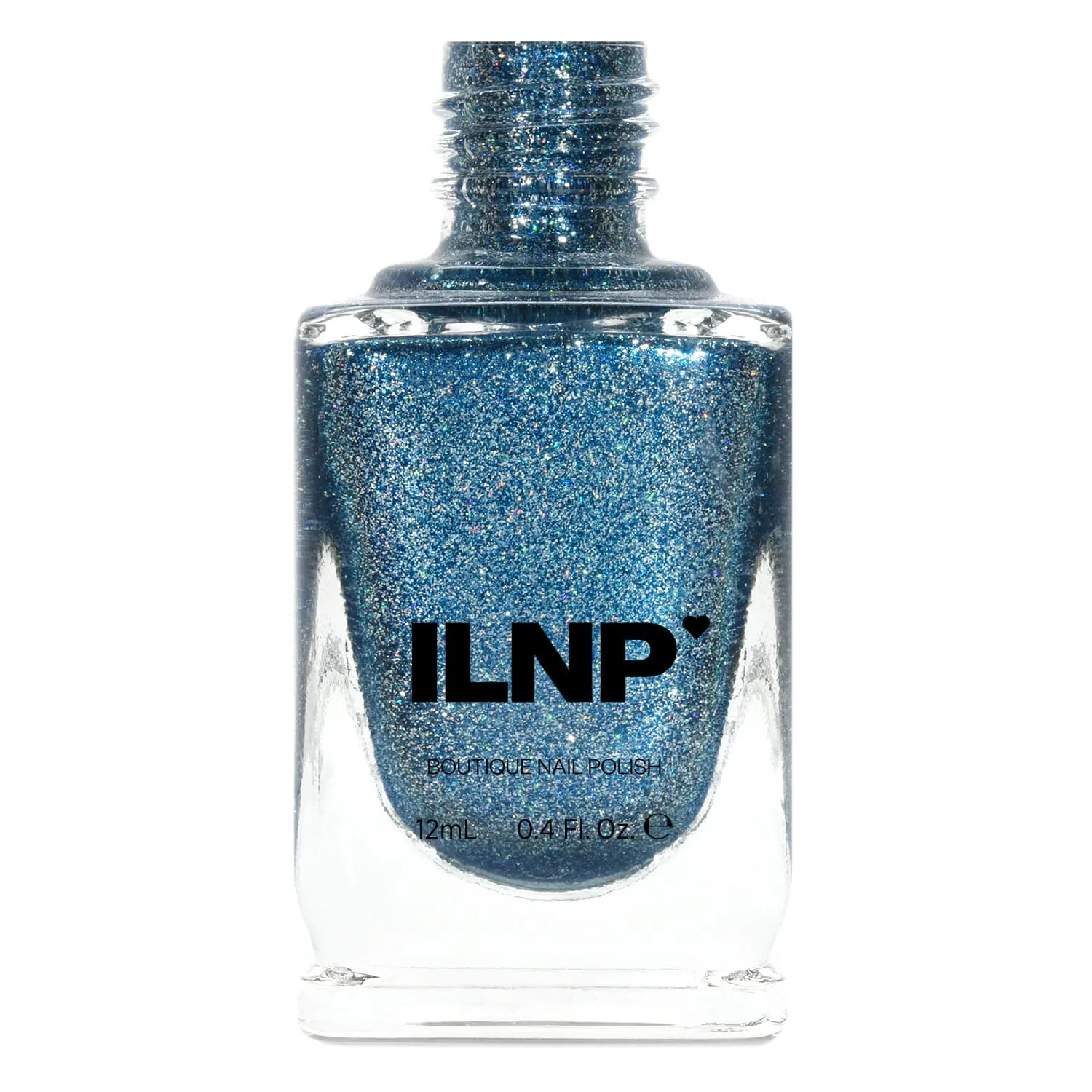 Esmalte de uñas ILNP Arctic Lights azul hielo holográfico metálico