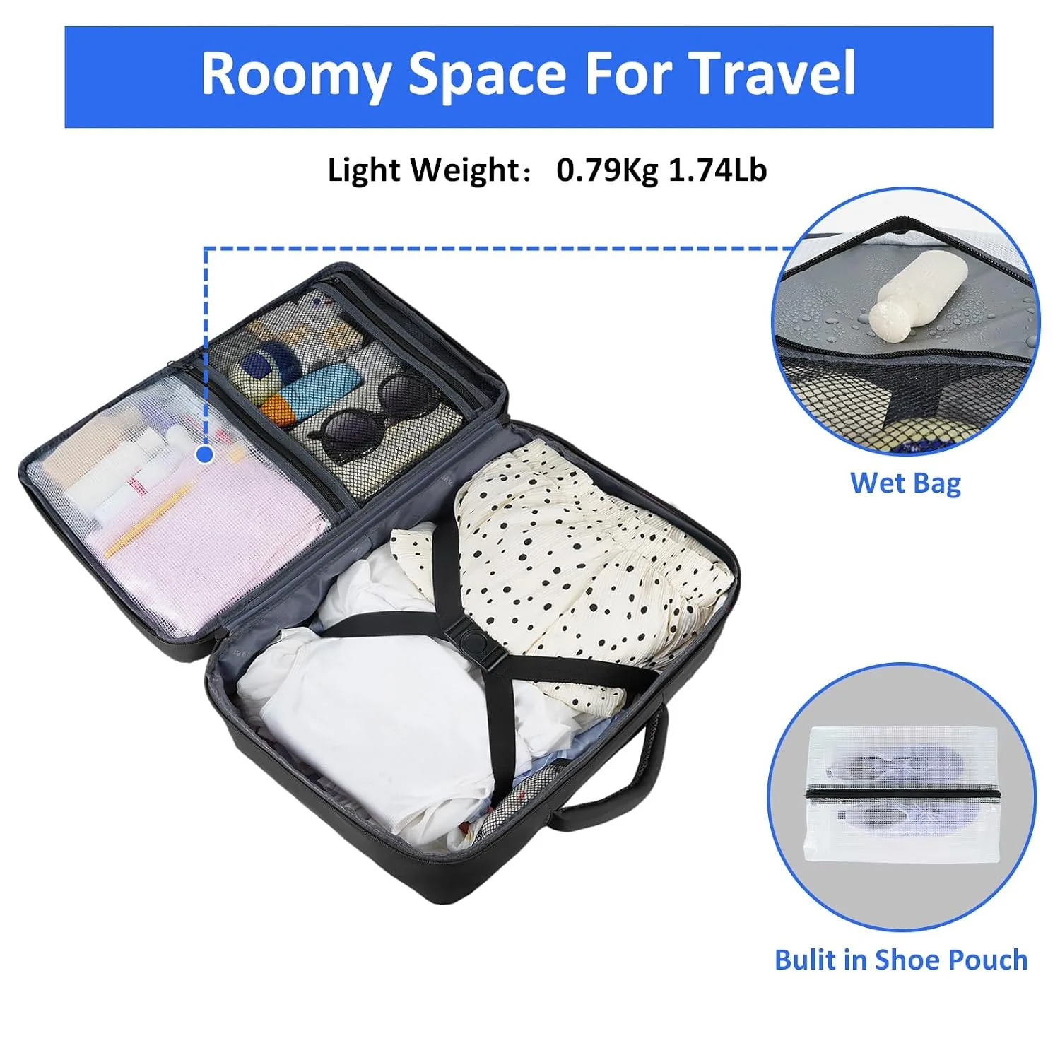 Taygeer Travel Laptop Backpack for Men, Airplane Approved Travel Backpack