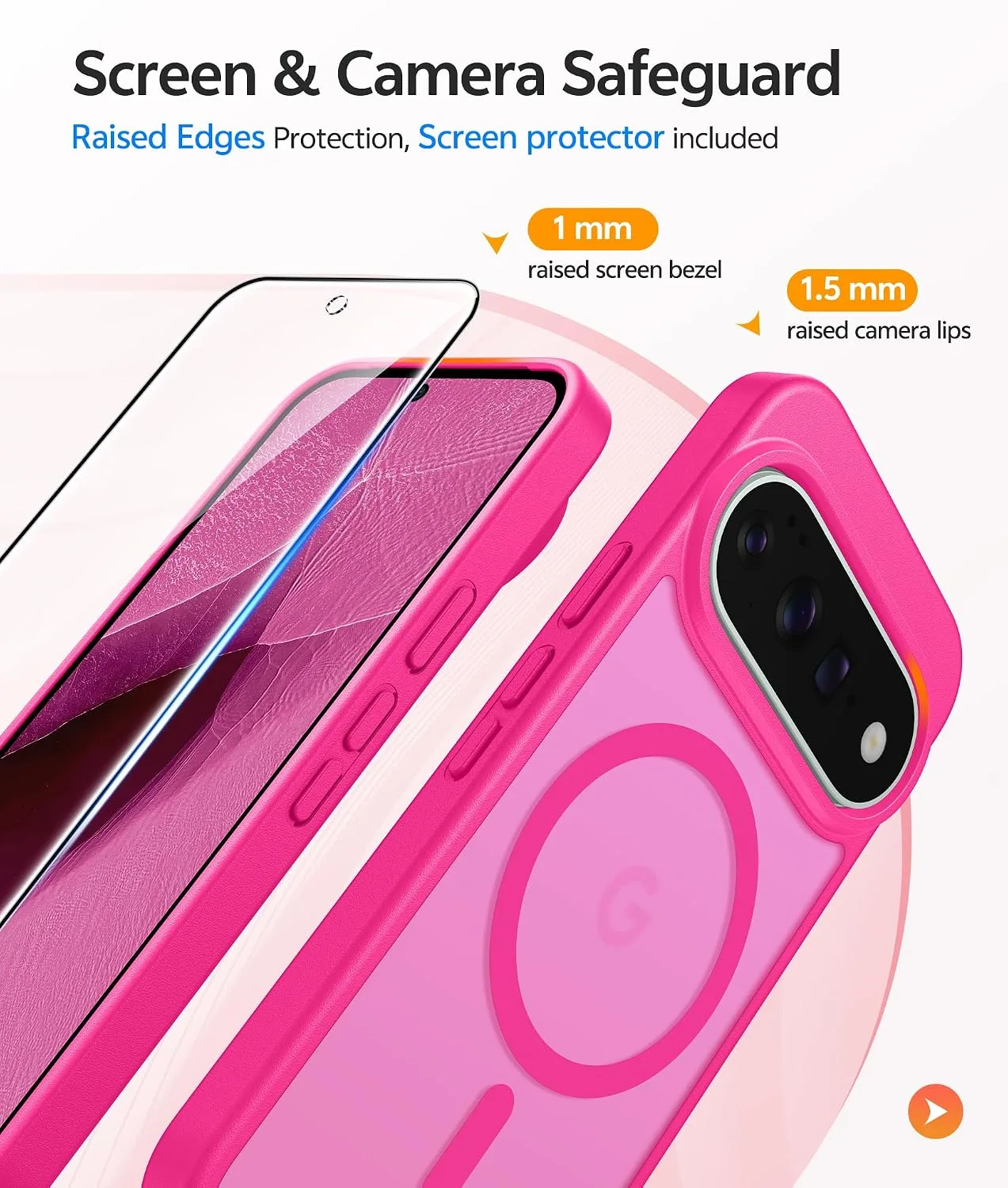 FNTCASE for Google Pixel 11 Pro XL Case, Fit for Magsafe, Screen Protector