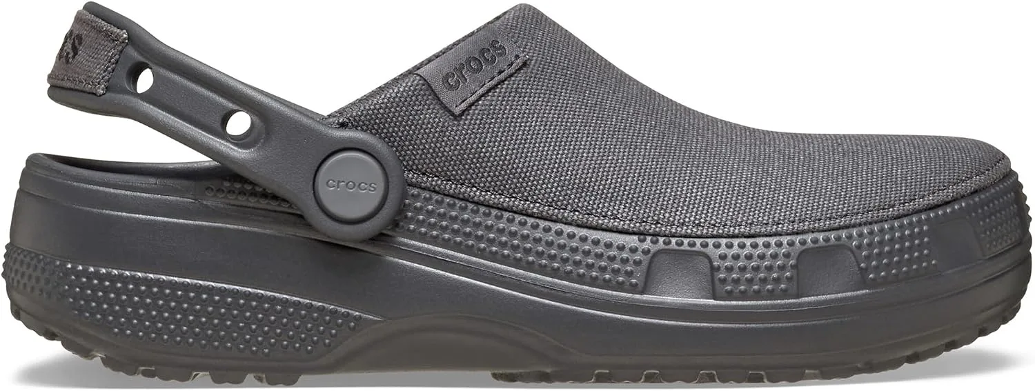 Crocs Unisex-Adult Classic Crafted Canvas & Suede Clogs