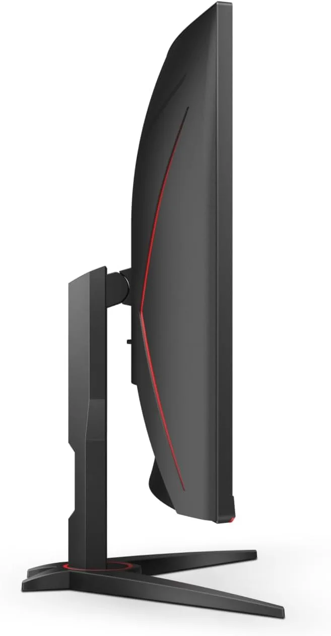 AOC C32G2ZE 32" Curved Frameless Gaming Monitor, Full HD 1920x1080, VA, 0.5ms 240Hz, AMD FreeSync Premium, DP/HDMI/VGA, VESA, 3-3-1 Re-Spawn Program, Xbox PS5 Switch,Black