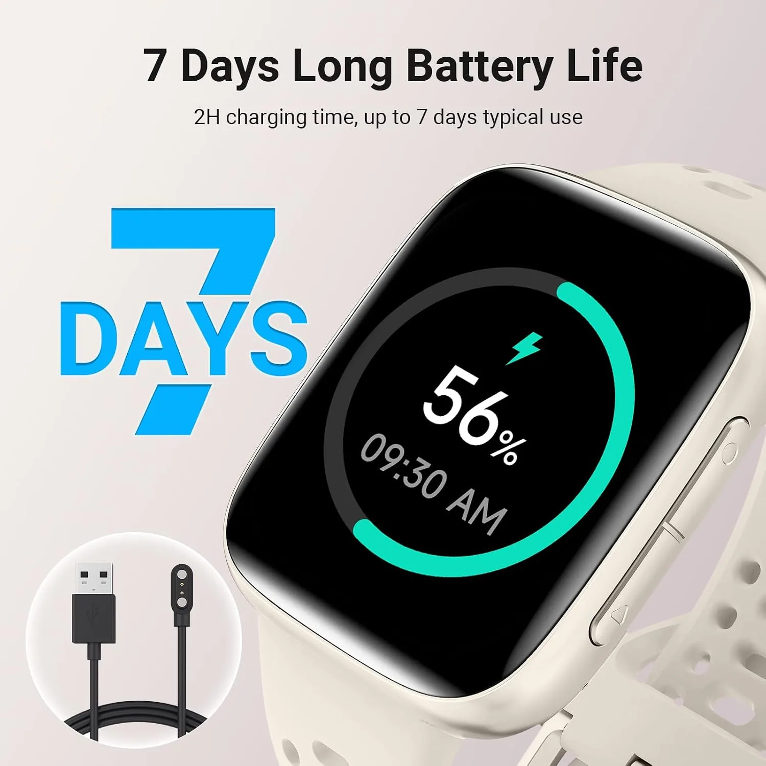 Smart Watches for Women/Men Android iPhone, [1.85" AMOLED Screen] Smartwatch Fitness Tracker 3ATM Waterproof with Bluetooth Calls, AI Control, Heart Rate/SpO2/Sleep Monitor, 7 Days Battery