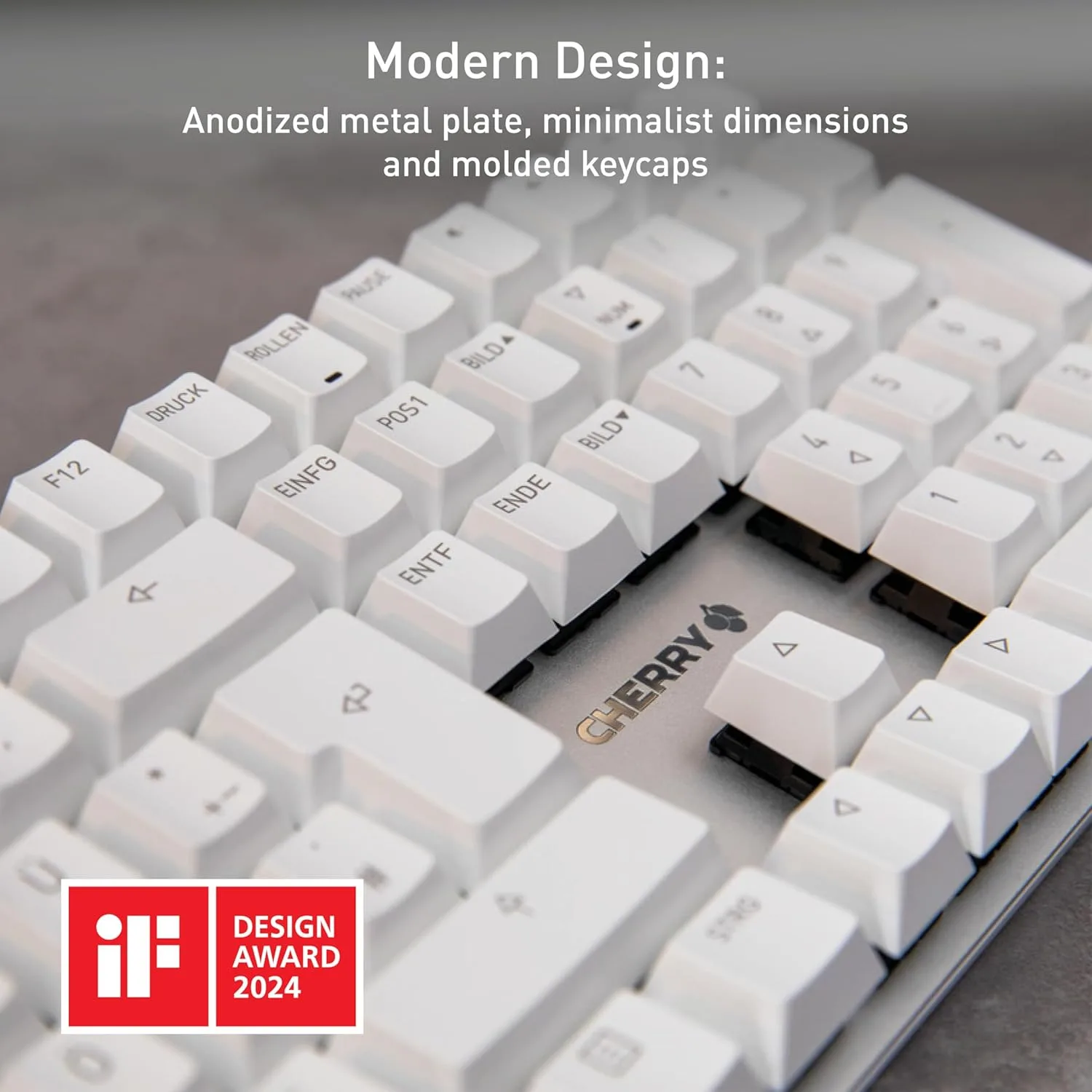 Cherry KC 200 MX Wired Mechanical Office Keyboard MX2A Silent RED Switches