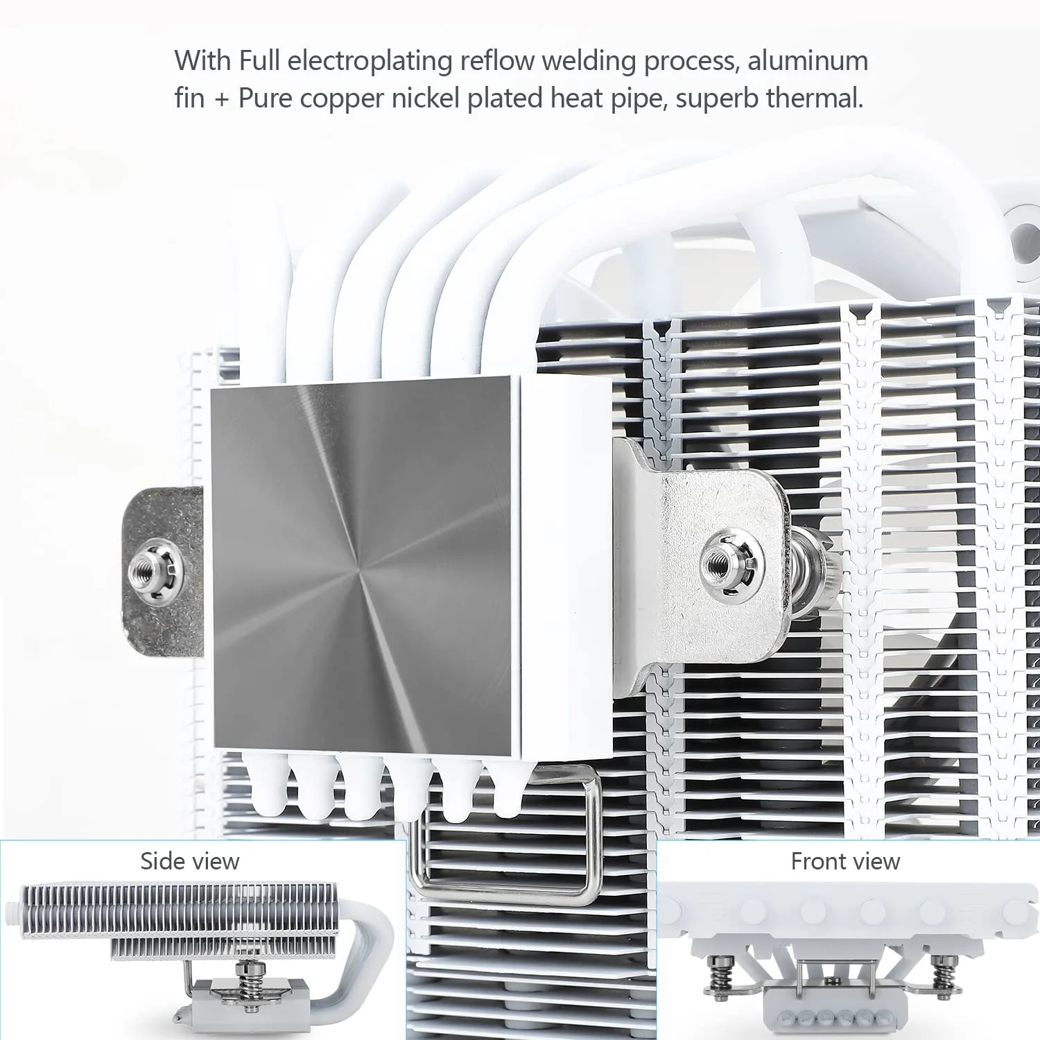 Thermalright AXP120-X67 White ARGB Low Profile CPU Air Cooler