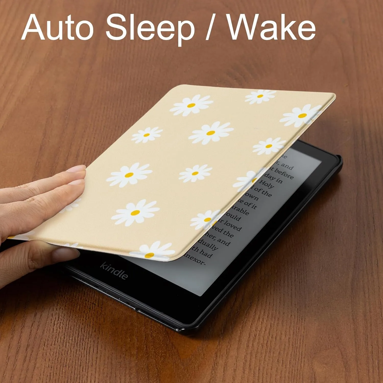 CoBak Case for 7" E-Readers - All New PU Leather Cover with Auto Sleep Wake Feature for E-Readers 2024 Released