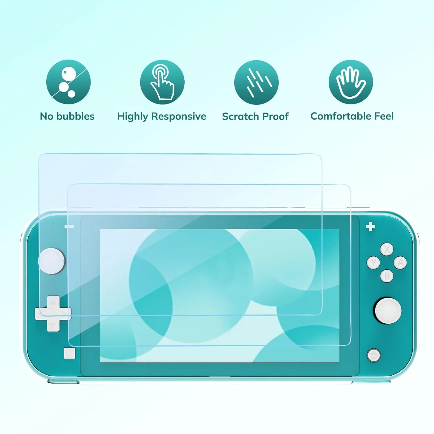 Younik Switch Lite Case, 14 in 1 Accessories Kit for NS Switch Lite (2019)