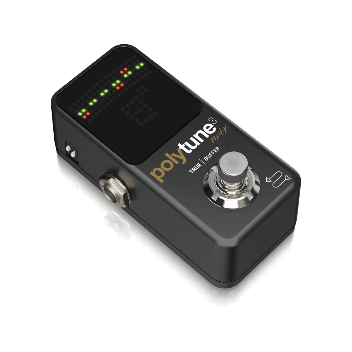 TC Electronic POLYTUNE 3 NOIR Tiny Polyphonic Tuner with Multiple Tuning Modes and Built-In BONAFIDE BUFFER