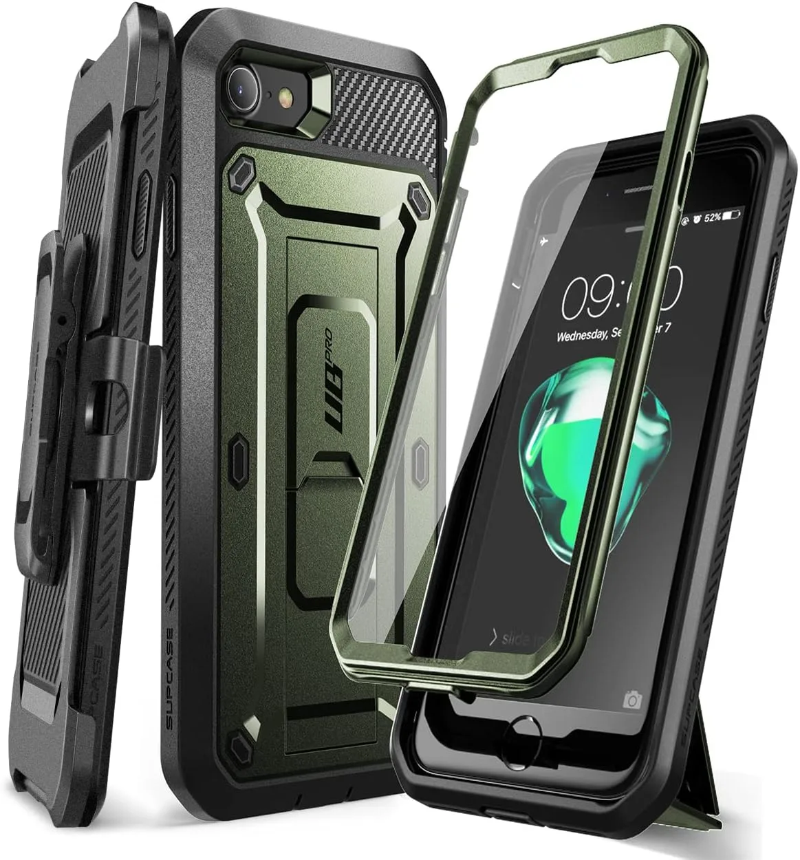SUPCASE for iPhone SE 3rd / SE 2nd /7/8 Case with Screen Protector, Guldan