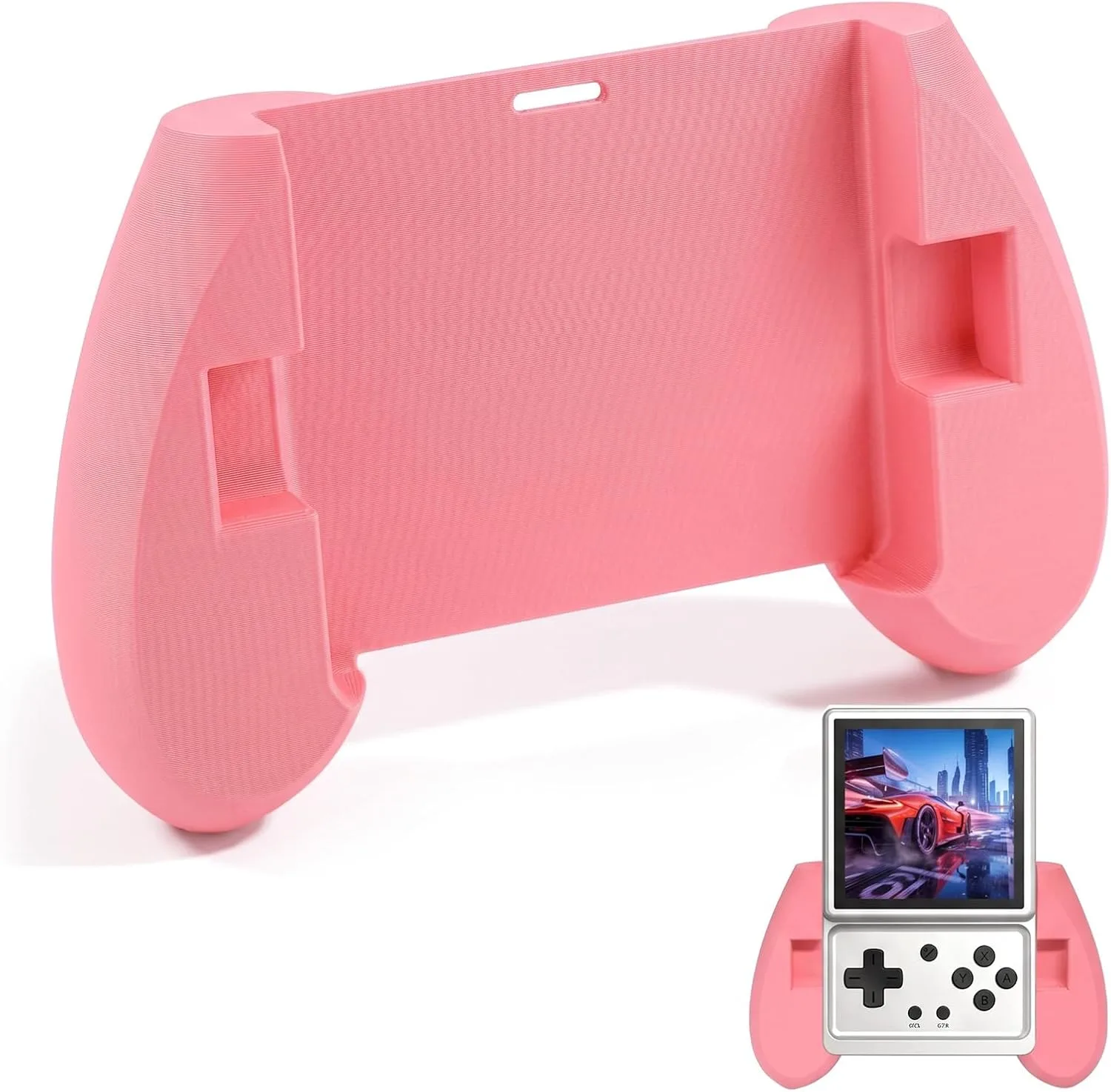 Ergonomic Grip for Anbernic RG Rotate Handheld Console，Orange
