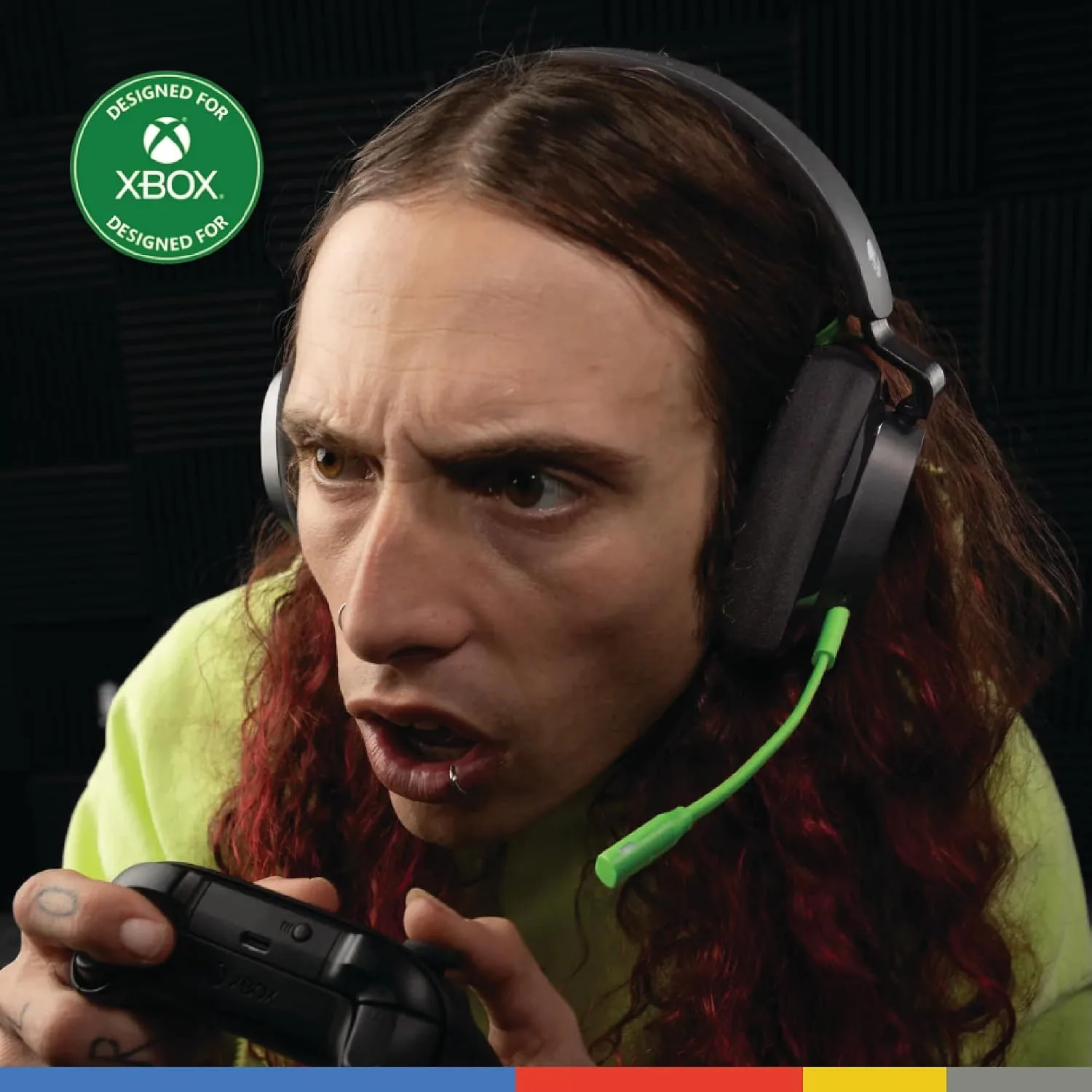 Skullcandy SLYR Pro Wireless Multi-Platform Gaming Headset - Black/Green