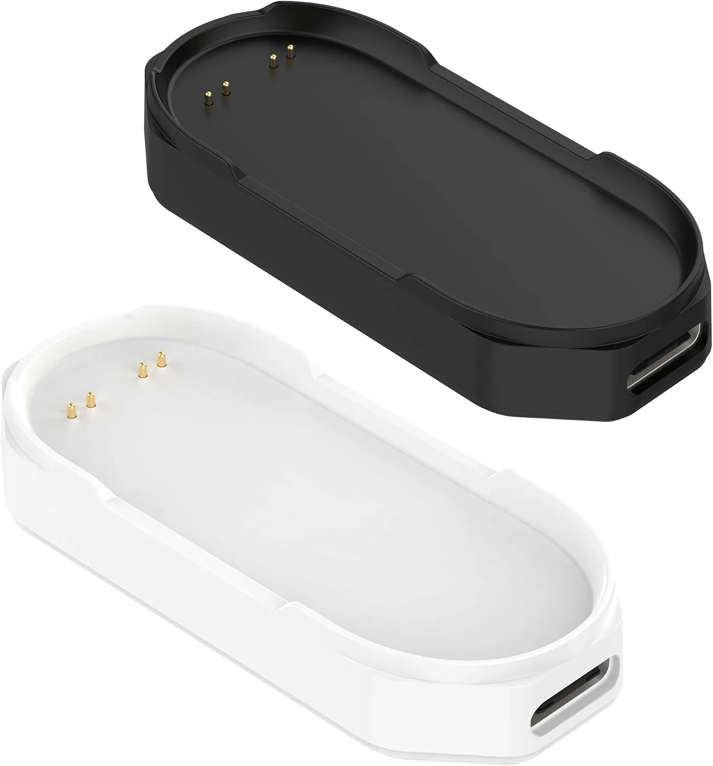 Base de carga Ruentech para PLAUD NotePin grabadora de voz 2 unidades negro y blanco