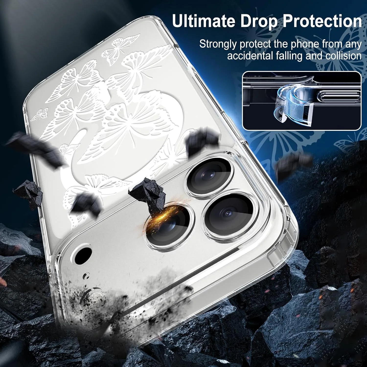 tharlet Magnetic for iPhone 17 Pro Max Case, Compatible with MagSafe