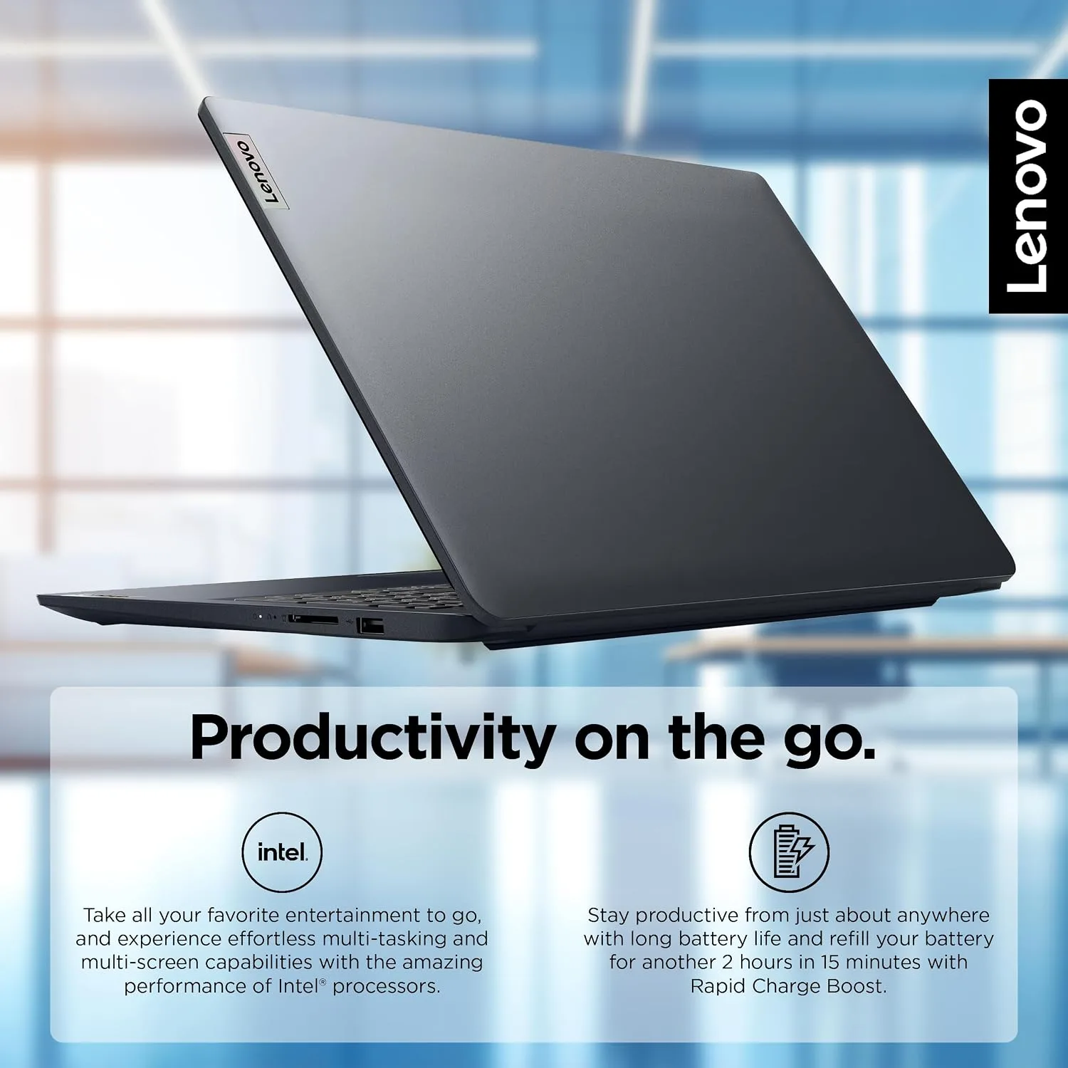 Lenovo IdeaPad Laptop 2025 Business Computer, 15.6" FHD Touchscreen, 16GB RAM, 1TB Storage (512GB SSD +500GB Ext), 10-Core Intel Core i5, Long Battery, HubxcelAccessory Win 11 Pro Lifetime Office 2024