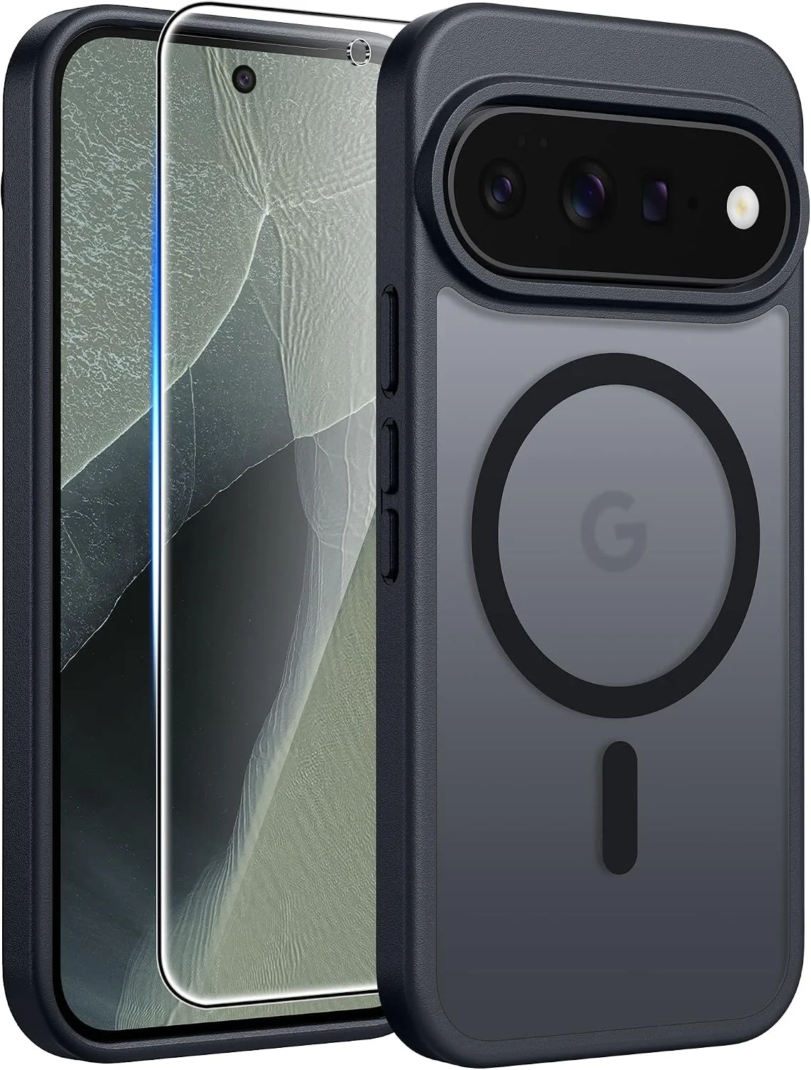Carcasa Fntcase para Google Pixel 11 Pro XL con protector de pantalla