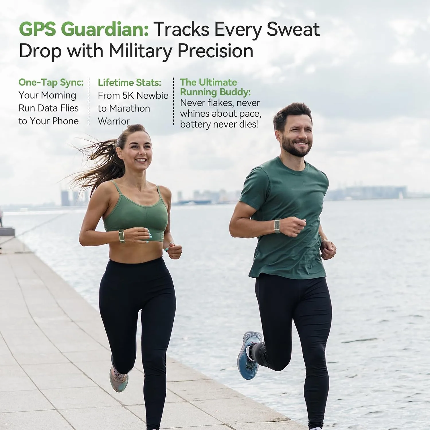 EnergyPort Fitness Tracker,Wearable Health Smart Bracelet Band with Blood Oxygen 170+ Sport Mode 60-Day Battery,Lifetime Membership,Activity Tracking Heart Rate Sleep Monitor for Android iOS,2 Bands
