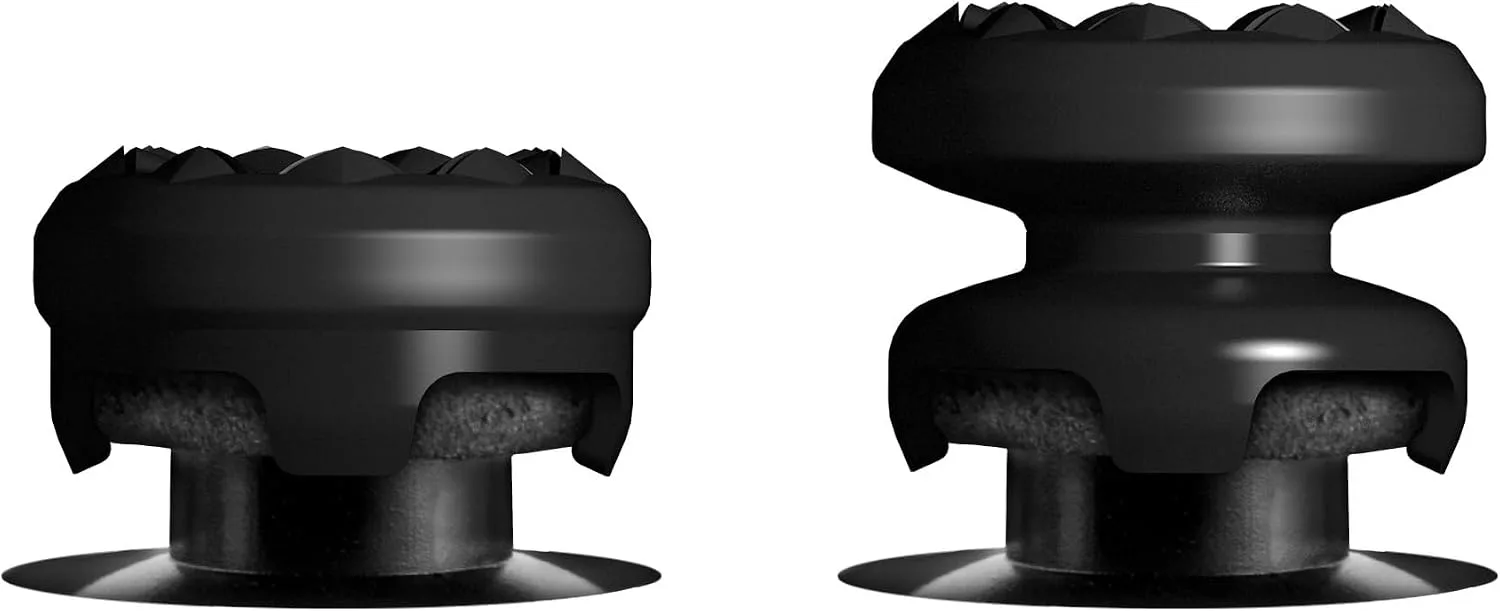 KontrolFreek Aim Boost Kit for PlayStation 5 (PS5) and PlayStation 4 (PS4) Controller | Includes Performance Thumbsticks and Precision Rings | Black Galaxy Edition