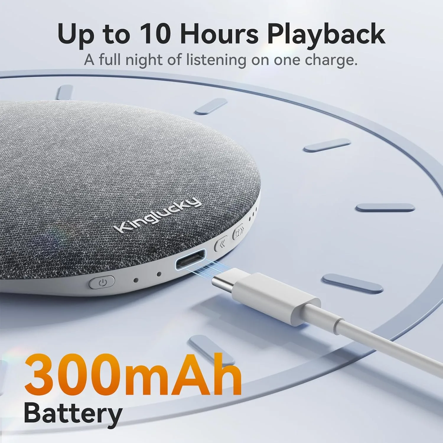 Kinglucky X50 Pillow Speaker, Privacy Listening for Side Sleeper