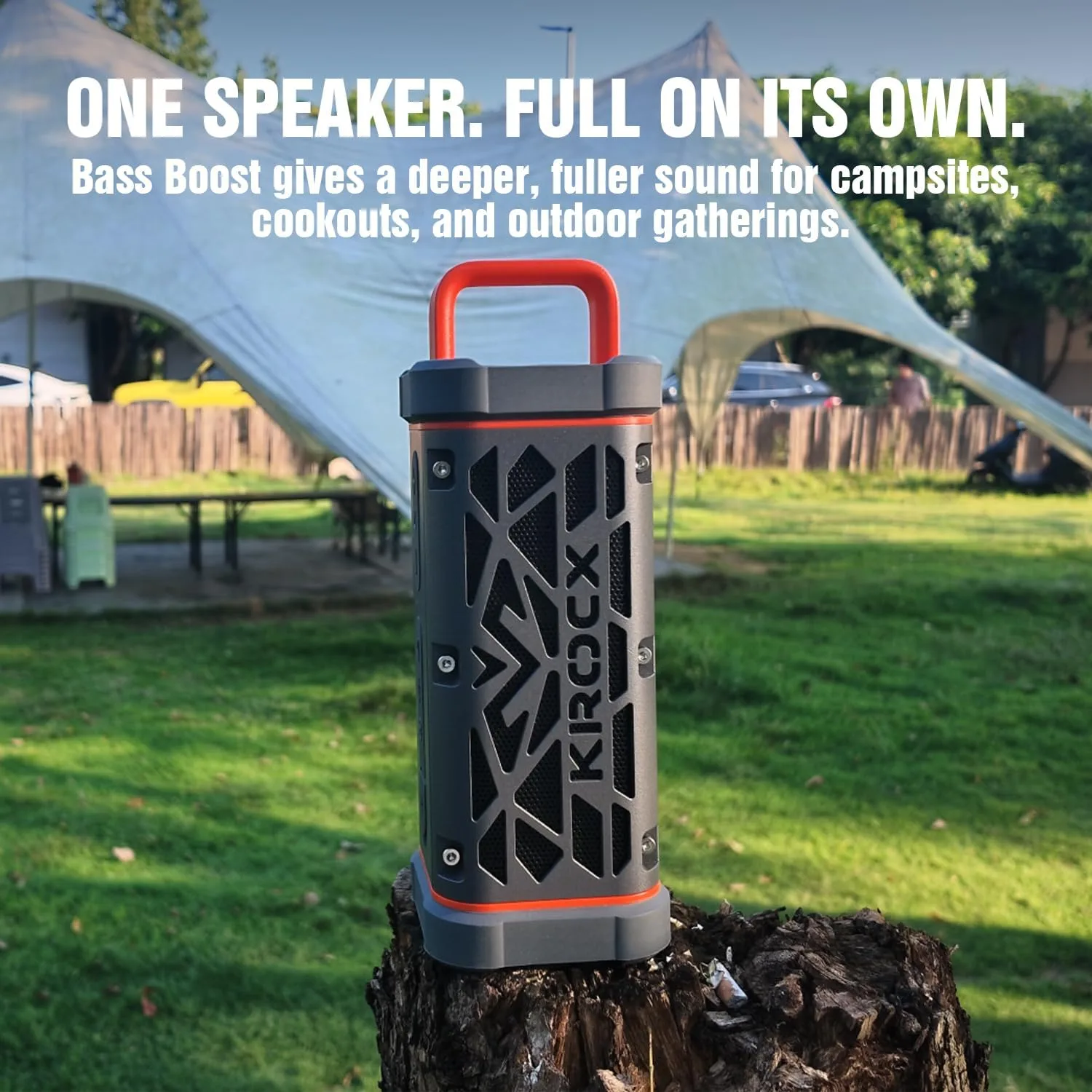 TRAVOR Rugged Magnetic Bluetooth Speaker for Golf Cart & Outdoor