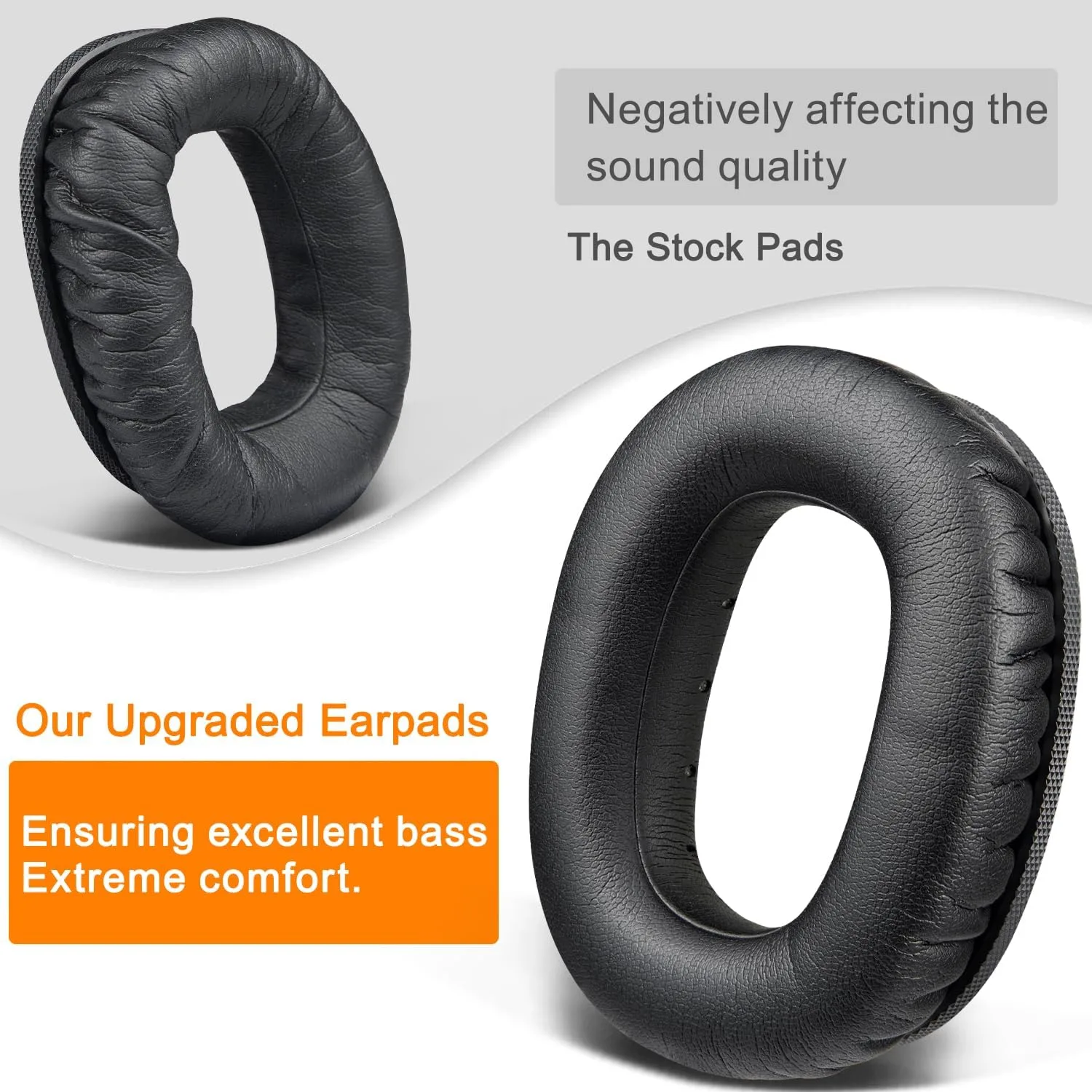 SOULWIT Earpads for Marshall Monitor III(3.0 Edition) - Black