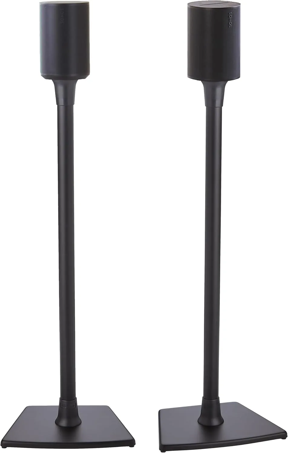 Sanus Wireless Speaker Stand for Sonos Era 100™ - Pair (Black) |, Perfect Stand Setup for Easy and Secure Mounting of New Sonos Era 100™ Speakers - OSSE12-B2