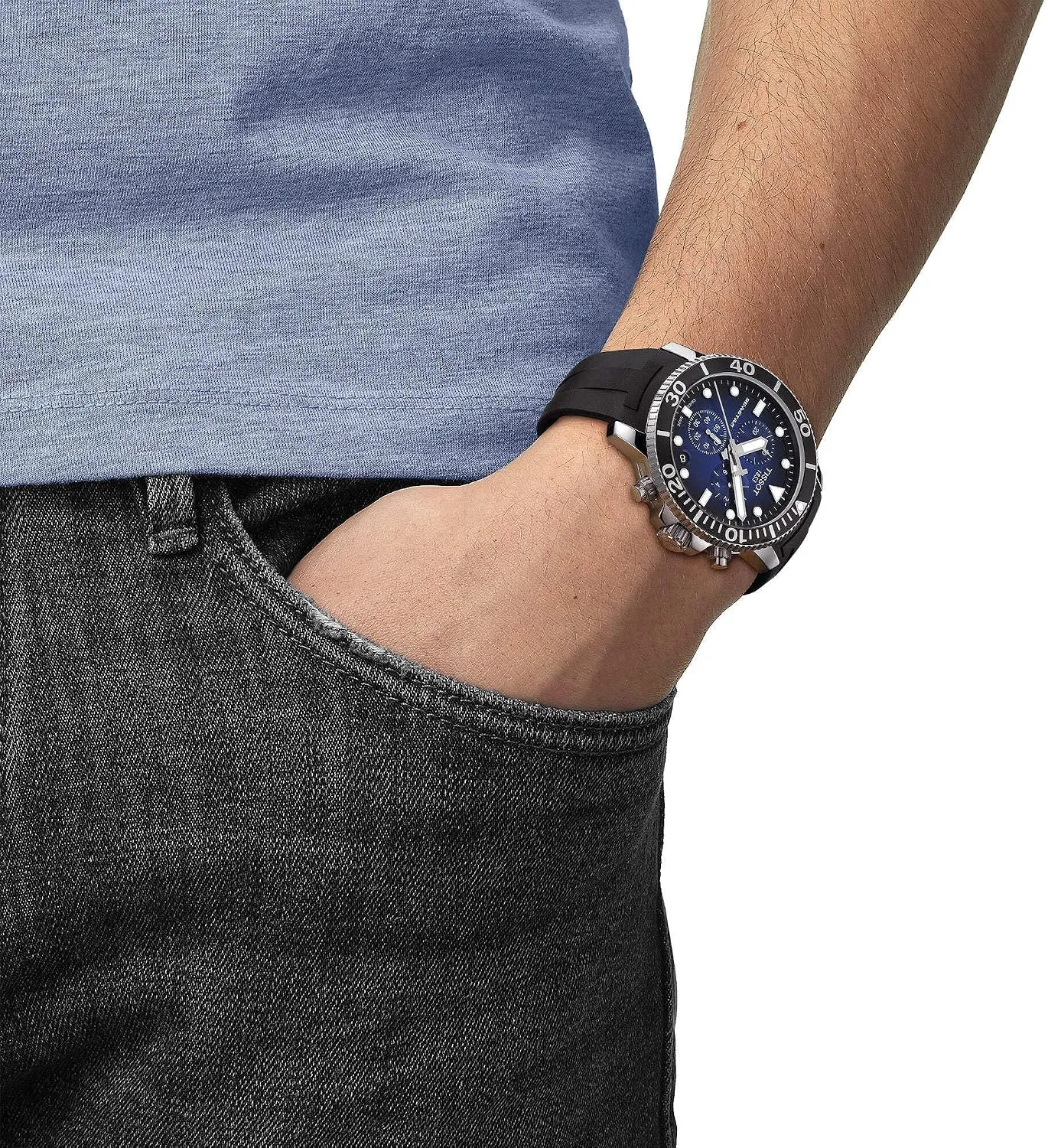 Tissot Men's Seastar 660/1000 Stainless Steel Casual Watch