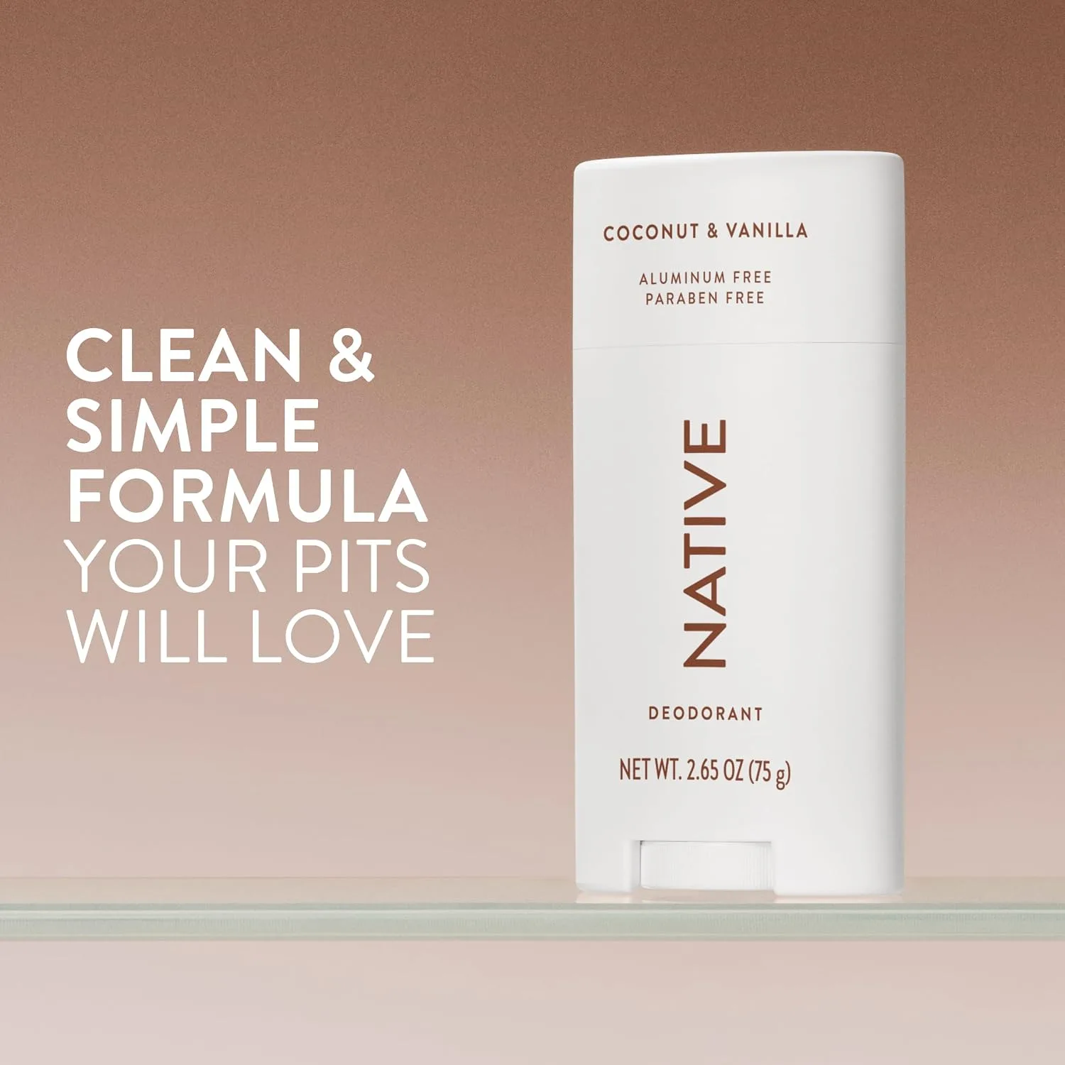Native Deodorant Contains Naturally Derived Ingredients, 72 Hour Odor Control, Deodorant for Women and Men, Aluminum Free, Coconut & Vanilla, 2.65 Ounce (Pack of 12)