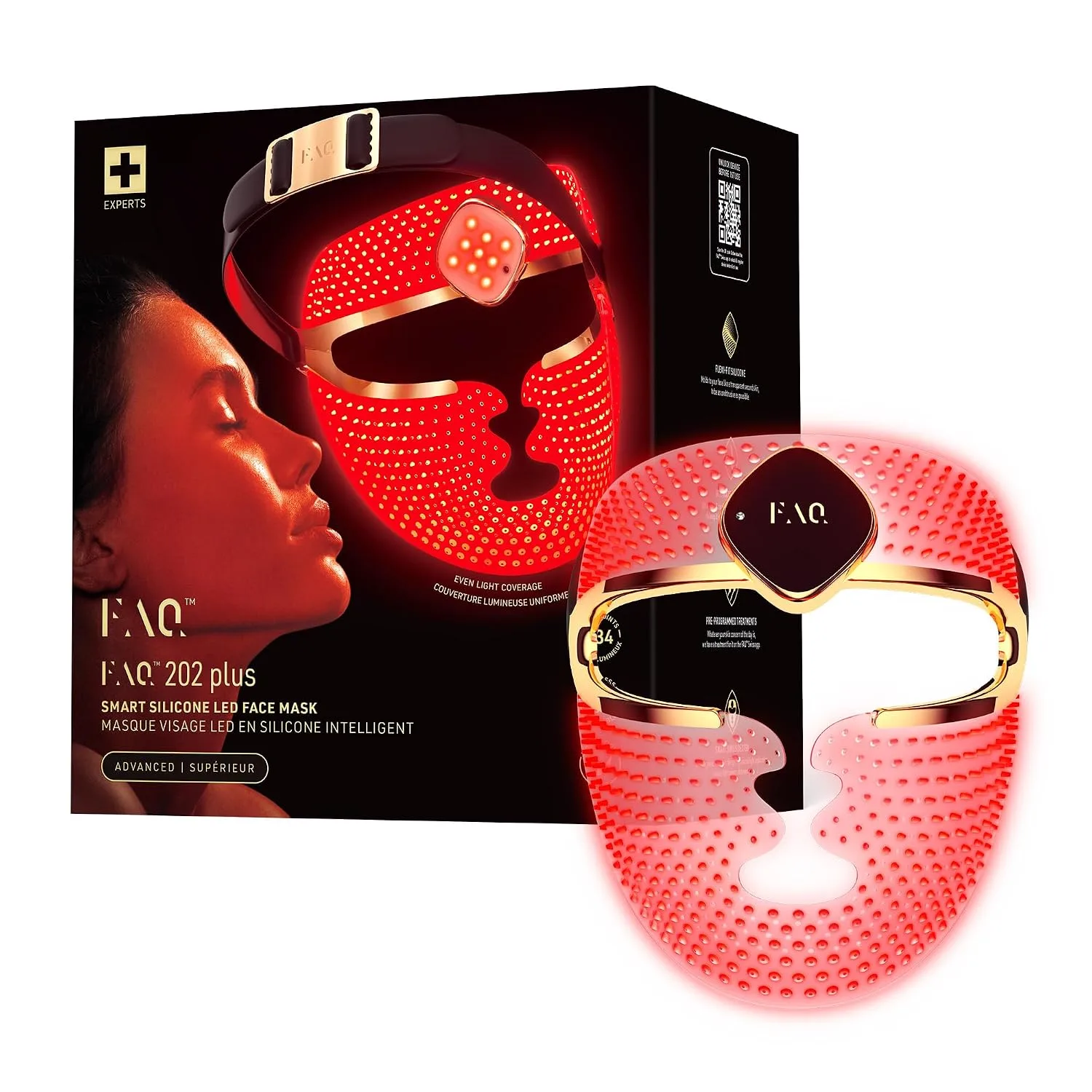 FAQ 202 Advanced 8-Color LED Face Mask - Advanced Skin Care Device