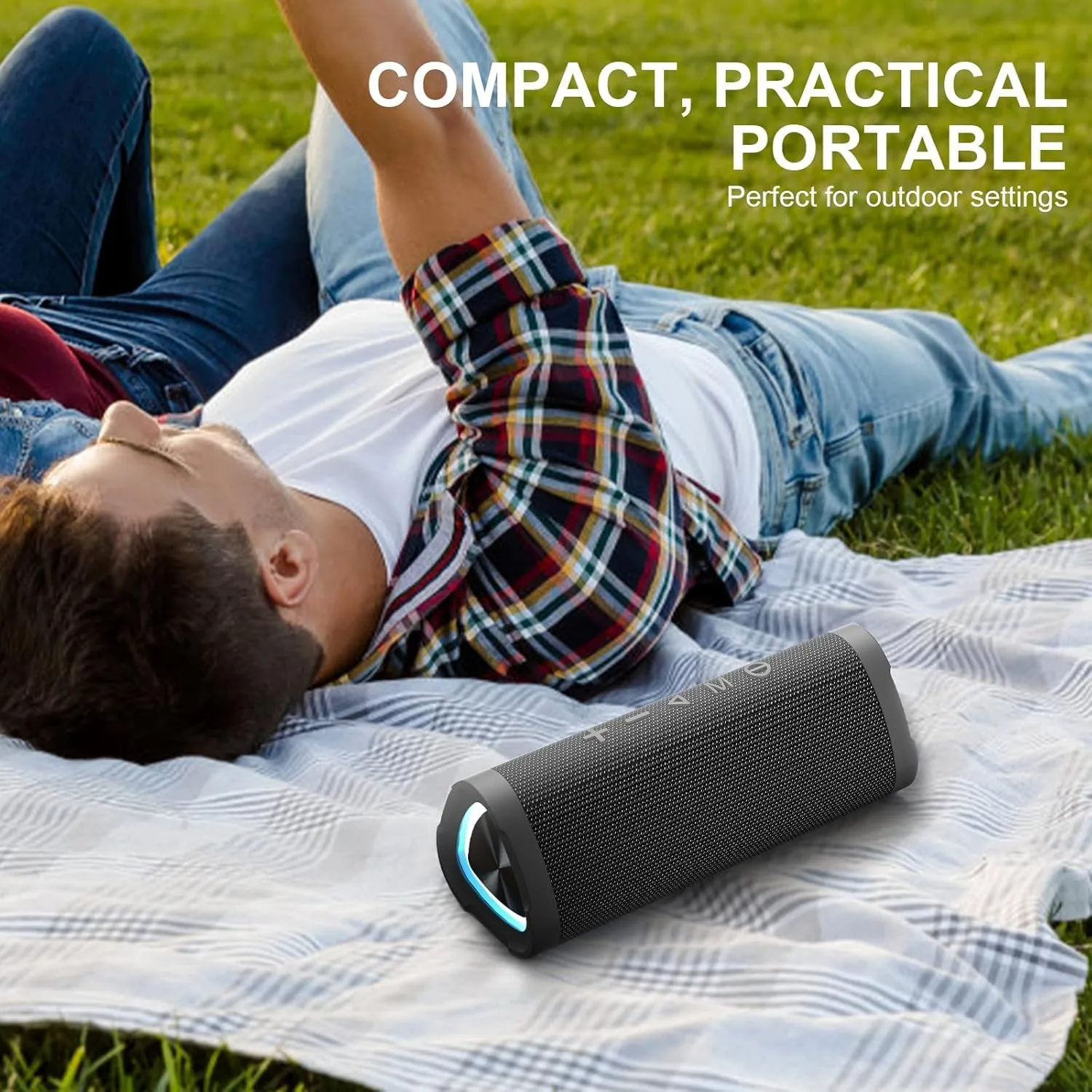 Vanzon Bluetooth Speakers, IPX7 Waterproof Portable Wireless Speaker