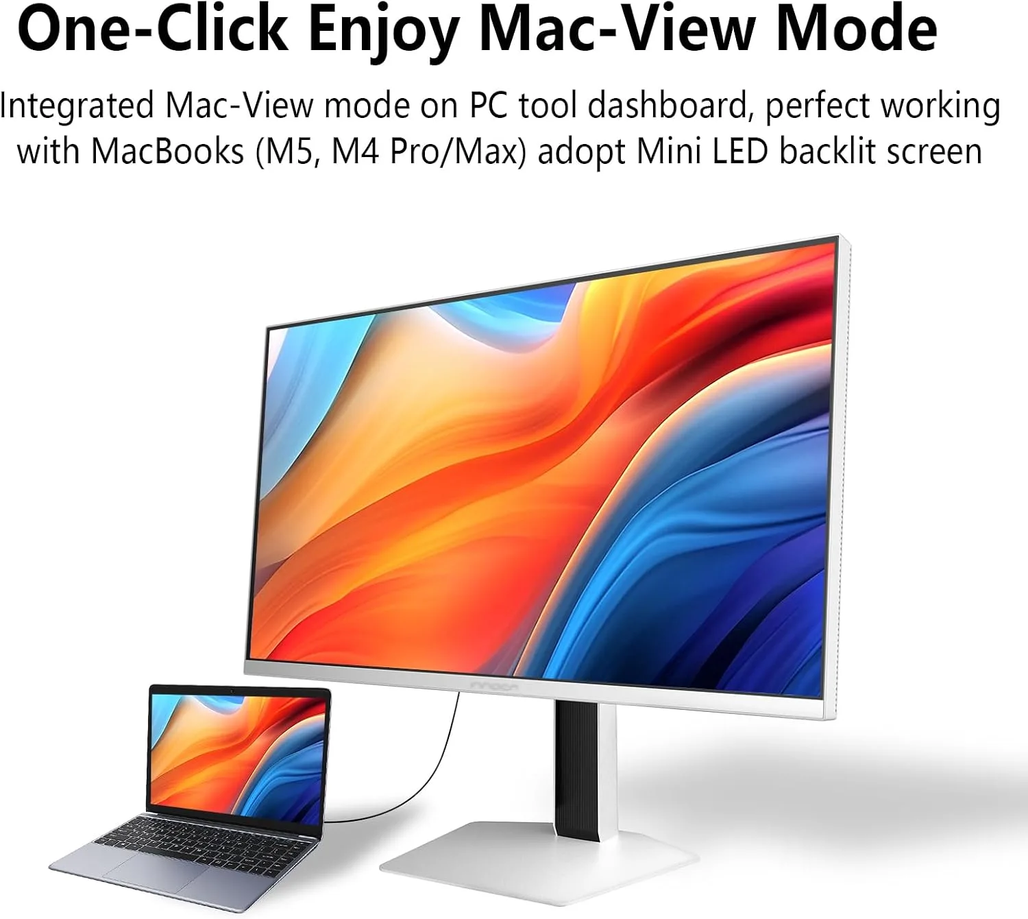 INNOCN 27" 2K 1440P 320Hz Mini LED Gaming Monitor, HDR1000, 1ms, GA27T1M