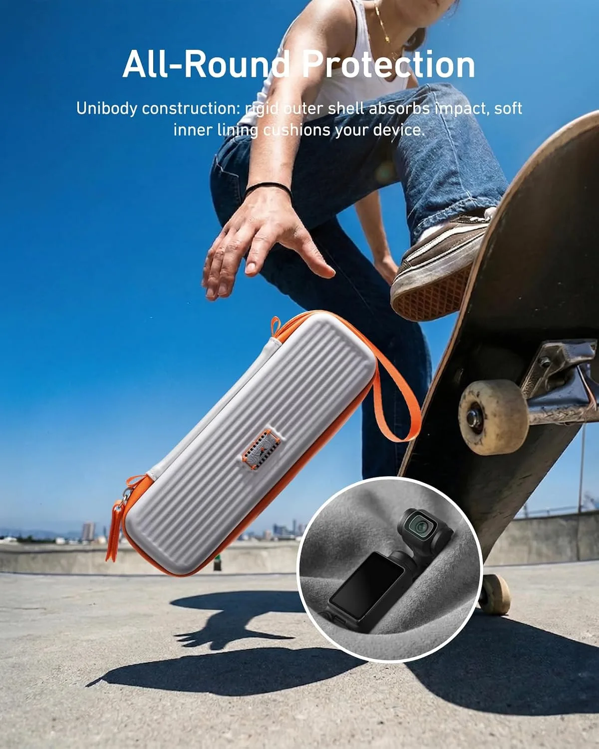 Telesin DisAdv Carrying Case for Pocket 4/3/Xtra Muse/Insta360 Luna Ultra