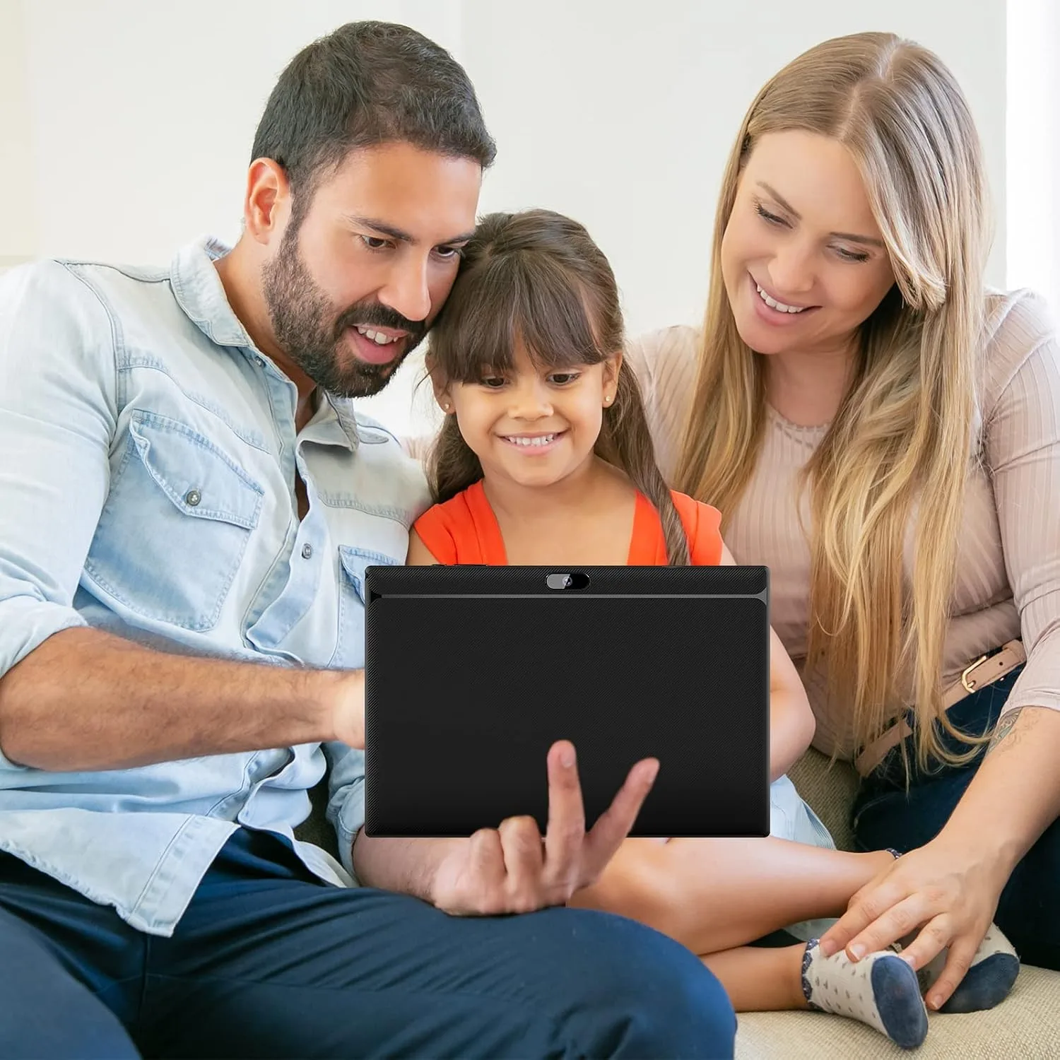 2 in 1 Tablet 10 Inch Android 15 Tableta, Tablets with Keyboard Mouse Case Stylus, 8GB RAM 32GB ROM Supports 1TB Expansion 2MP+8MP Dual Camera Quad Core Processor 6000mAh Battery 10.1 IN FHD Tab Black