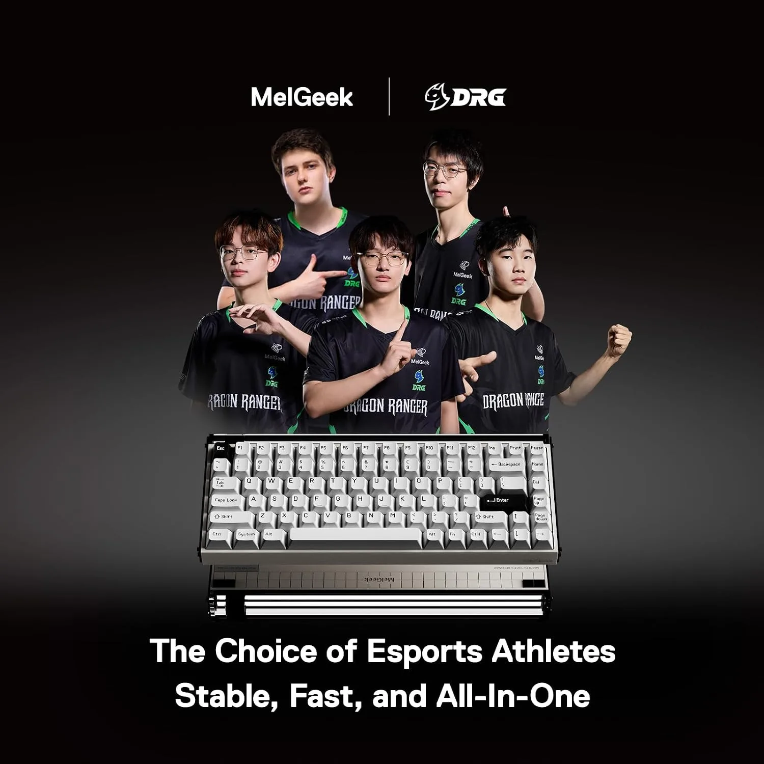 MelGeek MADE84 Ultra+ Wired Hall Effect Magnetic Gaming Keyboard
