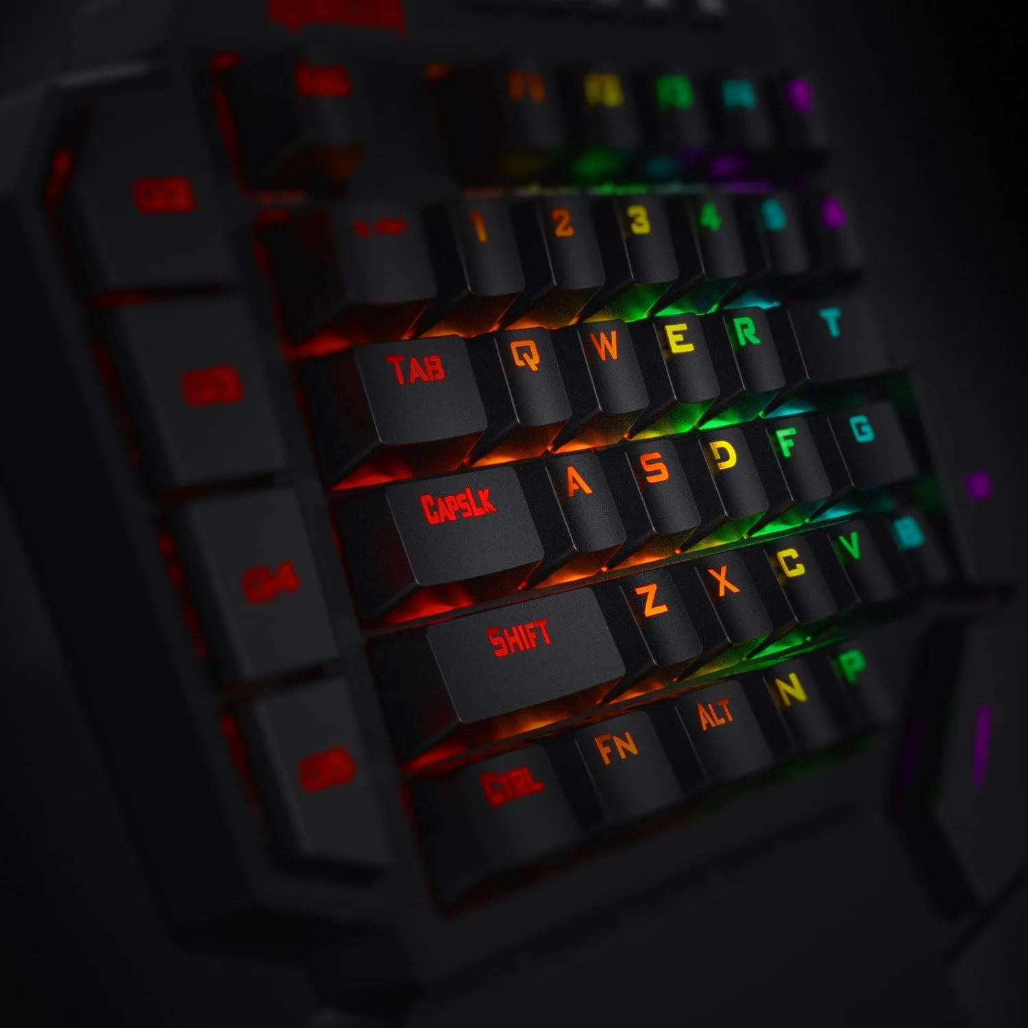 Redragon K585 Wired One-Handed RGB Gaming Keypad, Tactical 42-Key Layout