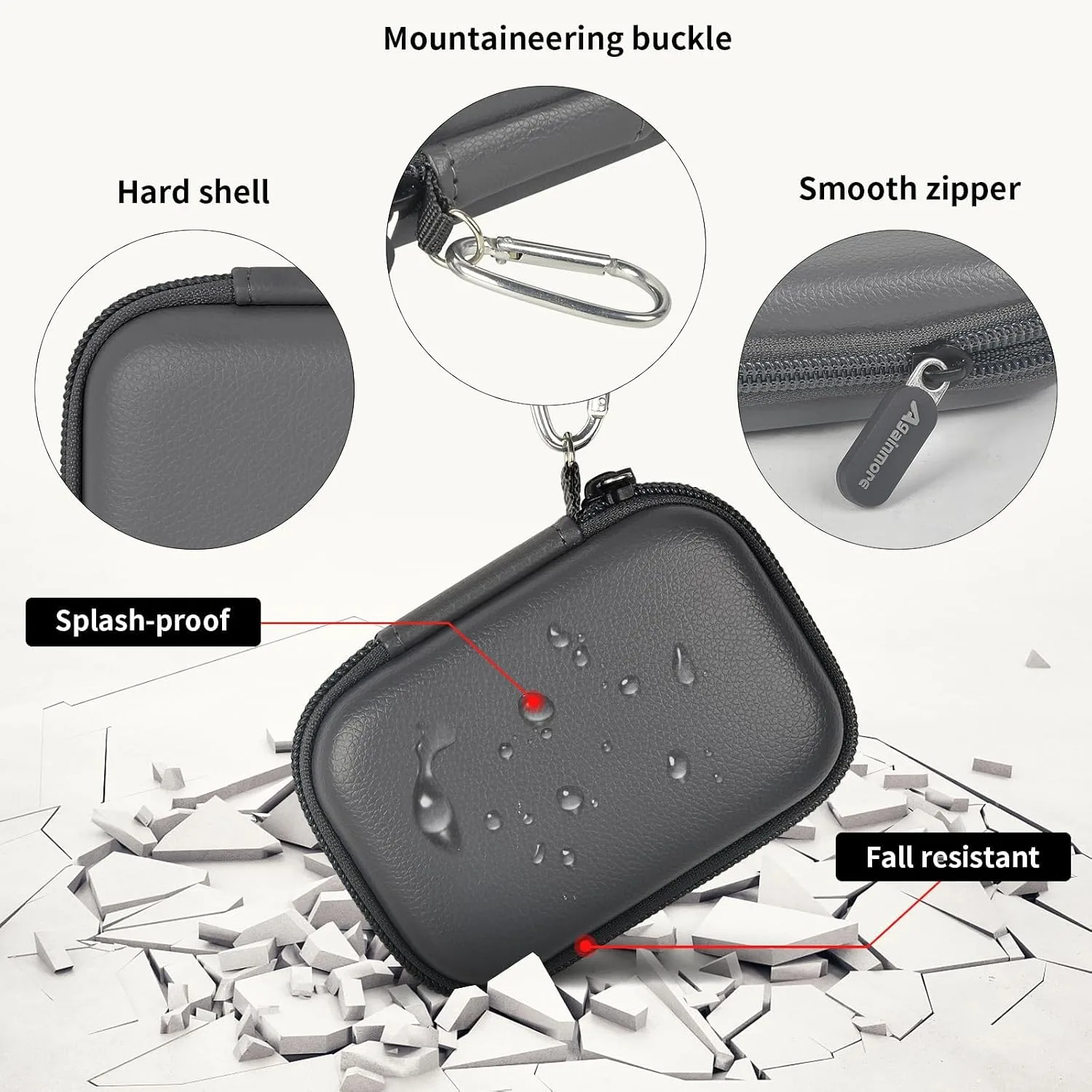 Travel Carrying Case for Plaud Note Pro/Note AI Voice Recorder