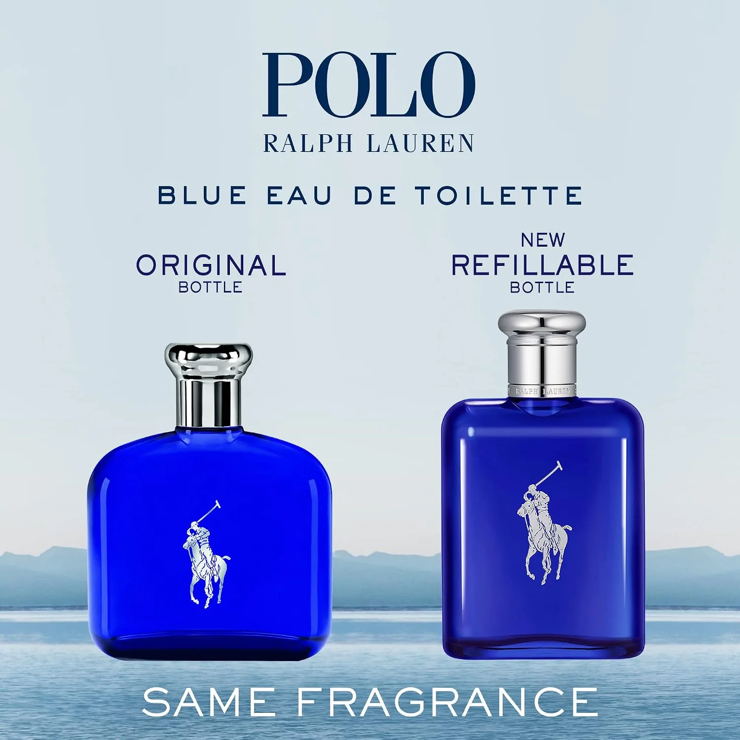 Ralph Lauren Polo Blue Eau de Toilette - Fresh Citrusy Cologne for Men