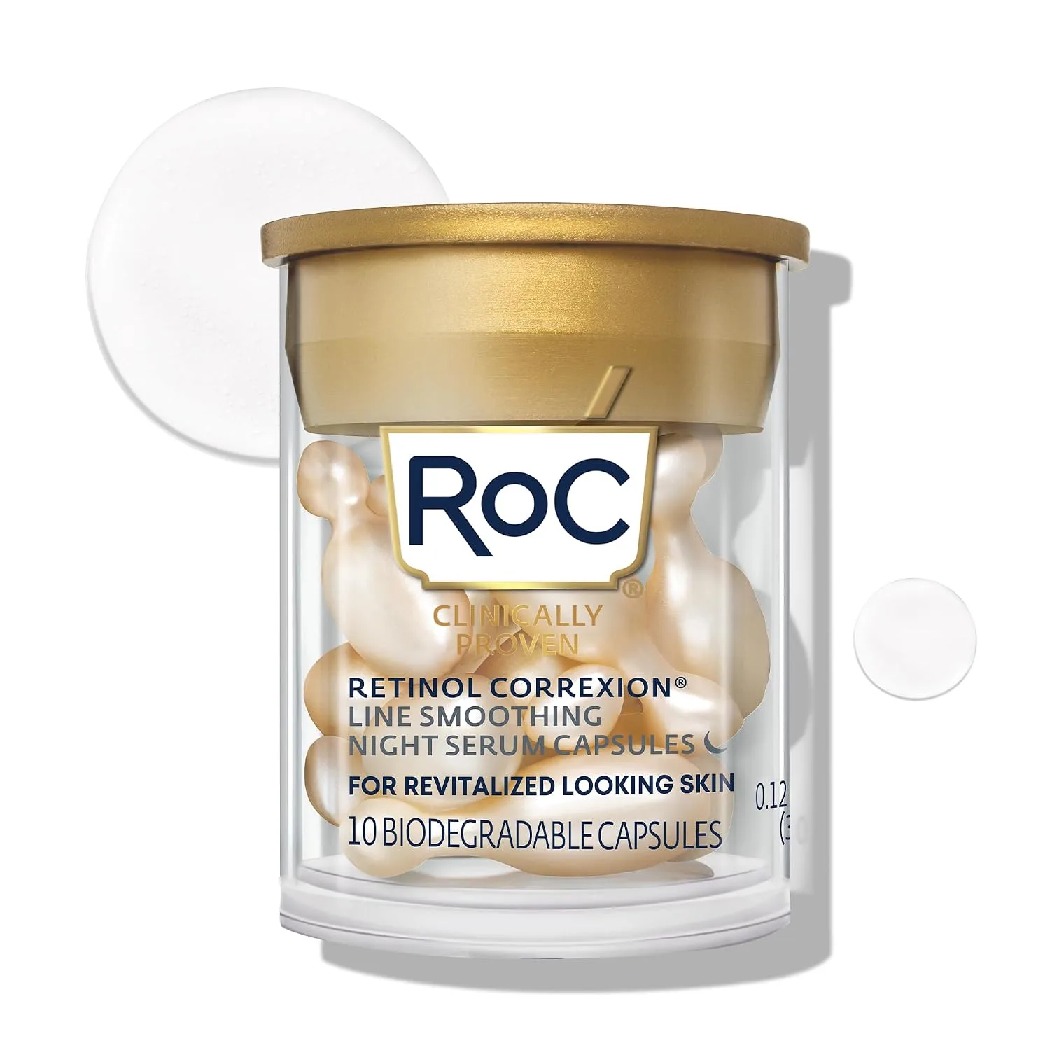 RoC Retinol Correxion Anti-Aging Wrinkle Night Serum Capsules - 10 Count
