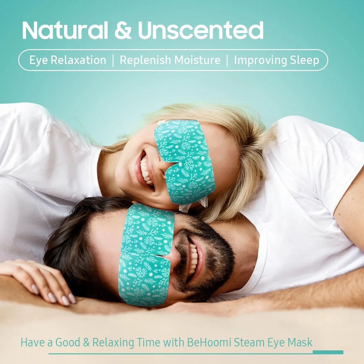 BeHoomi 30Packs Steam Eye Mask, Heated Eye Mask for Dry Eyes, Unscented