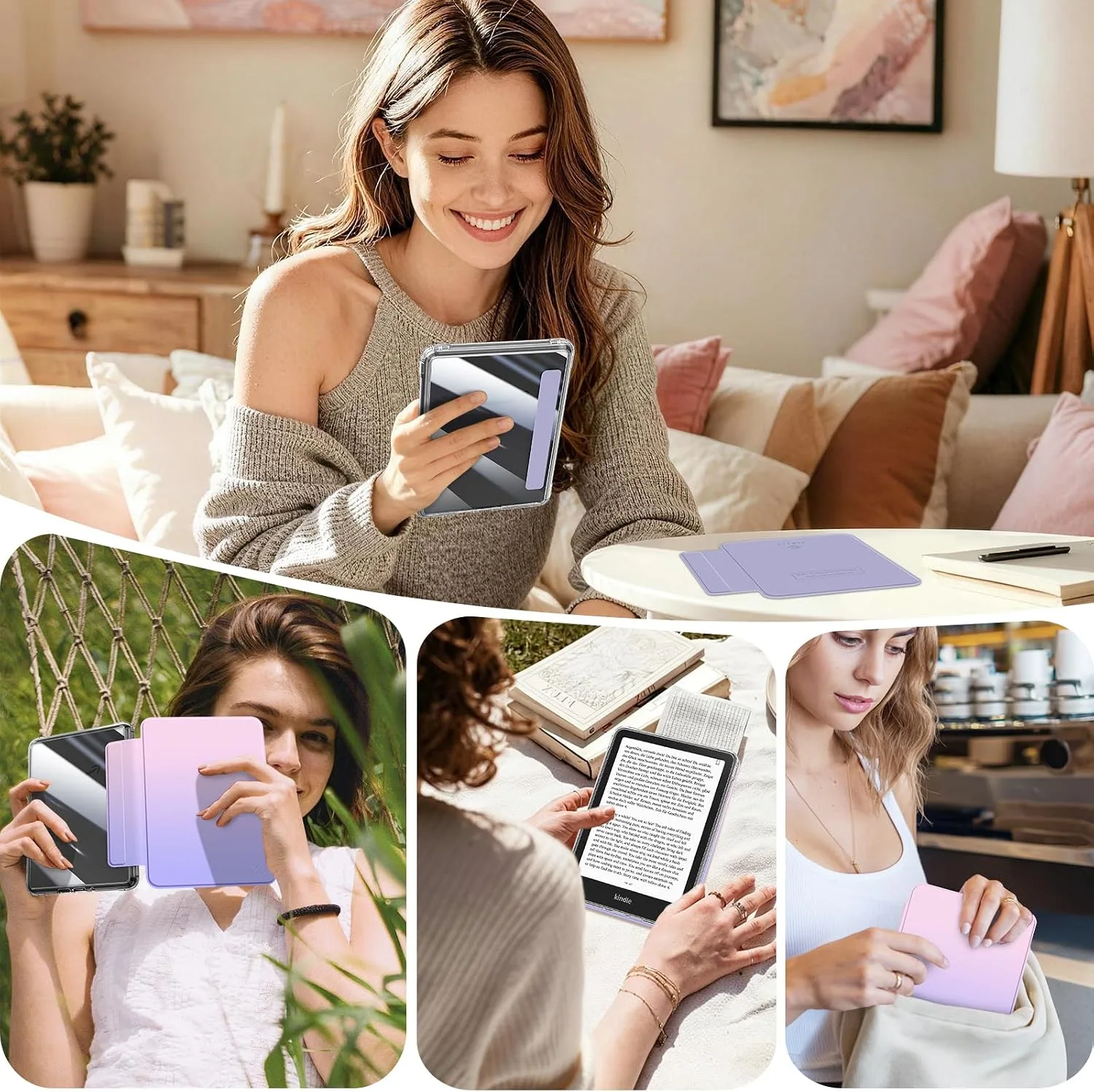 Fintie Detachable Case for Kindle Paperwhite 12th Gen 2024/Kindle Colorsoft